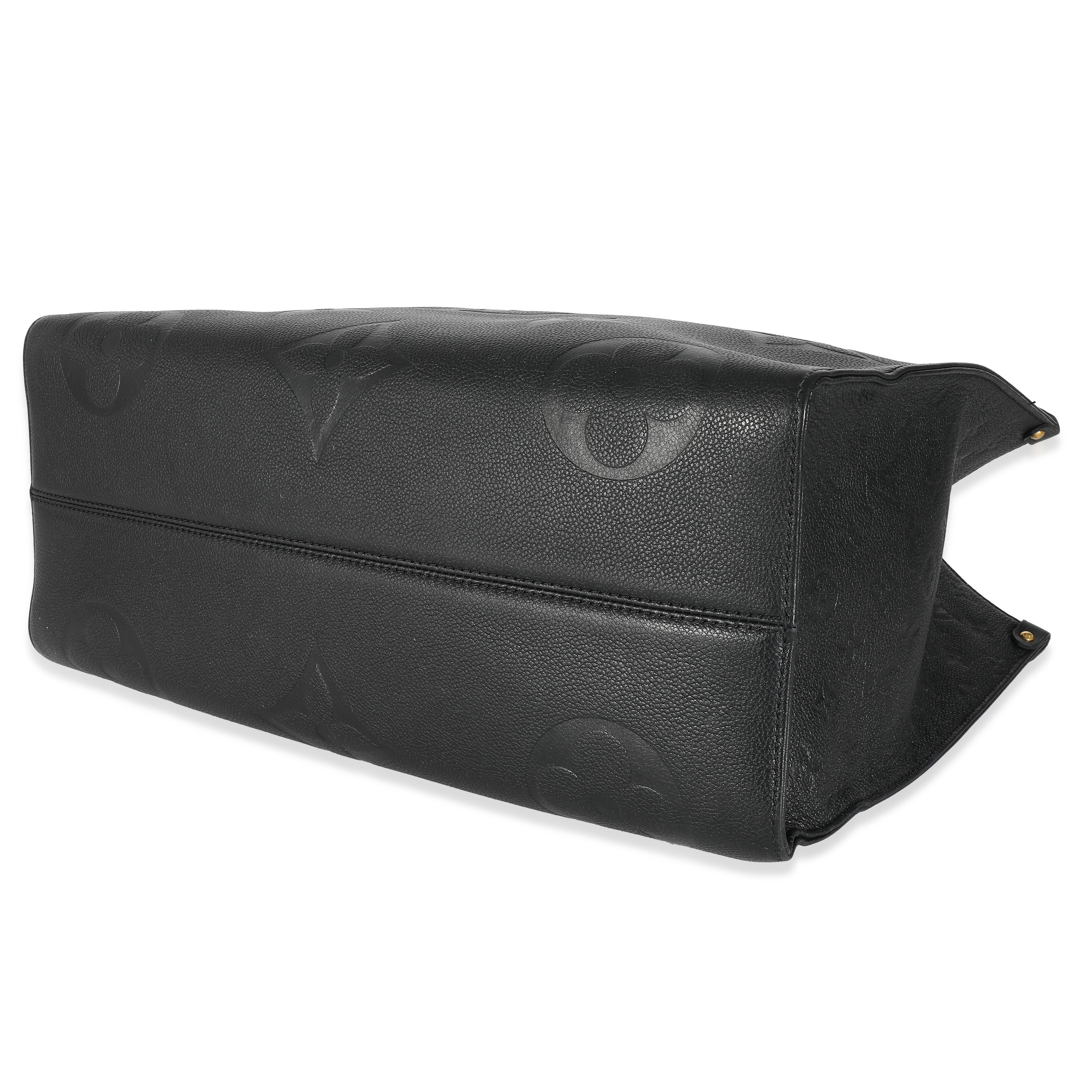 Louis Vuitton Black Monogram Empreinte Onthego GM