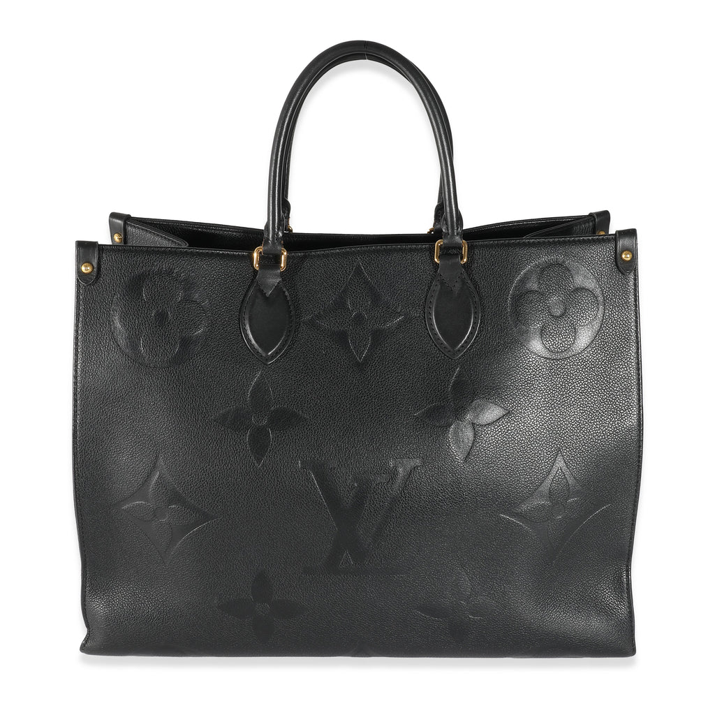 Louis Vuitton Black Monogram Empreinte Onthego GM