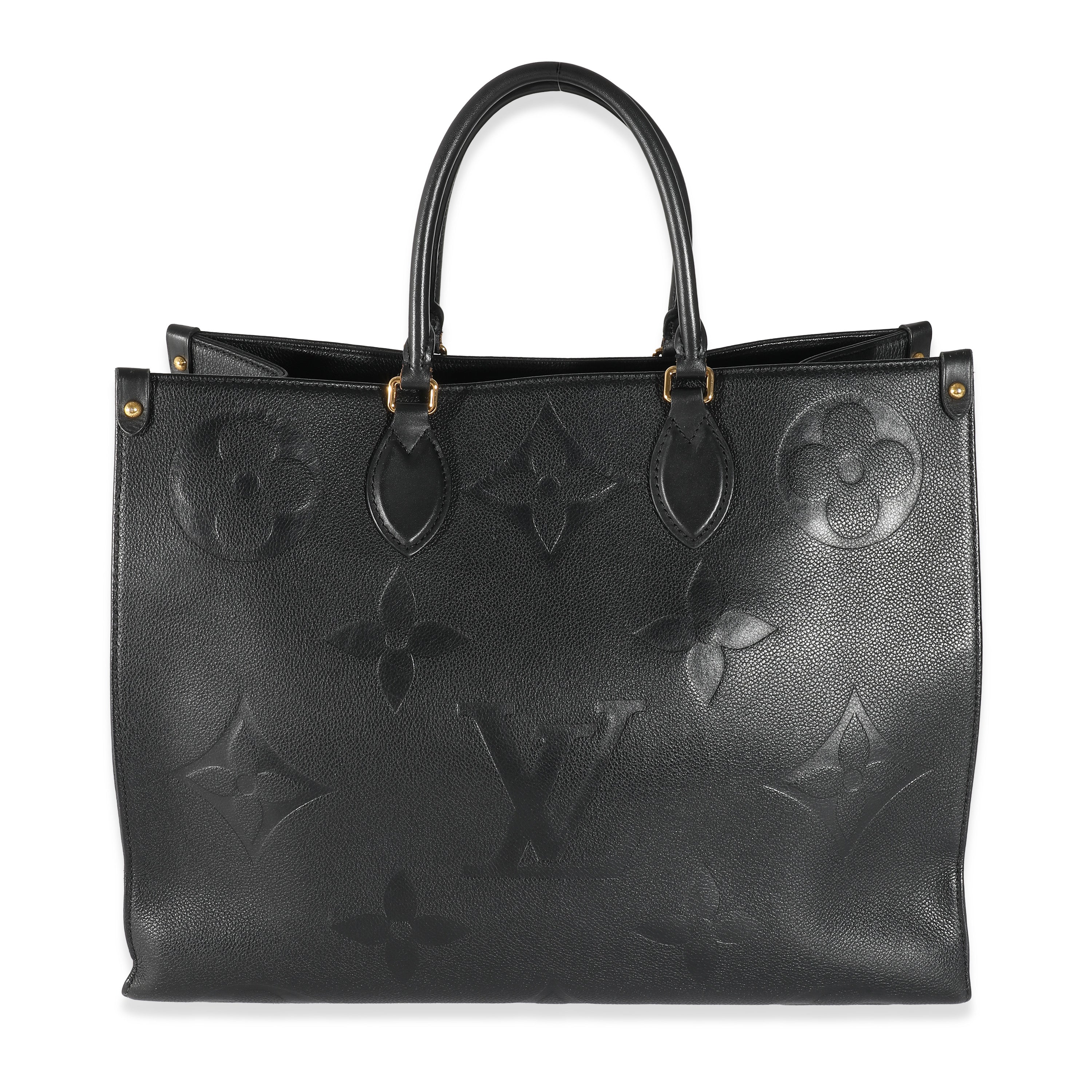 Louis Vuitton Black Monogram Empreinte Onthego GM