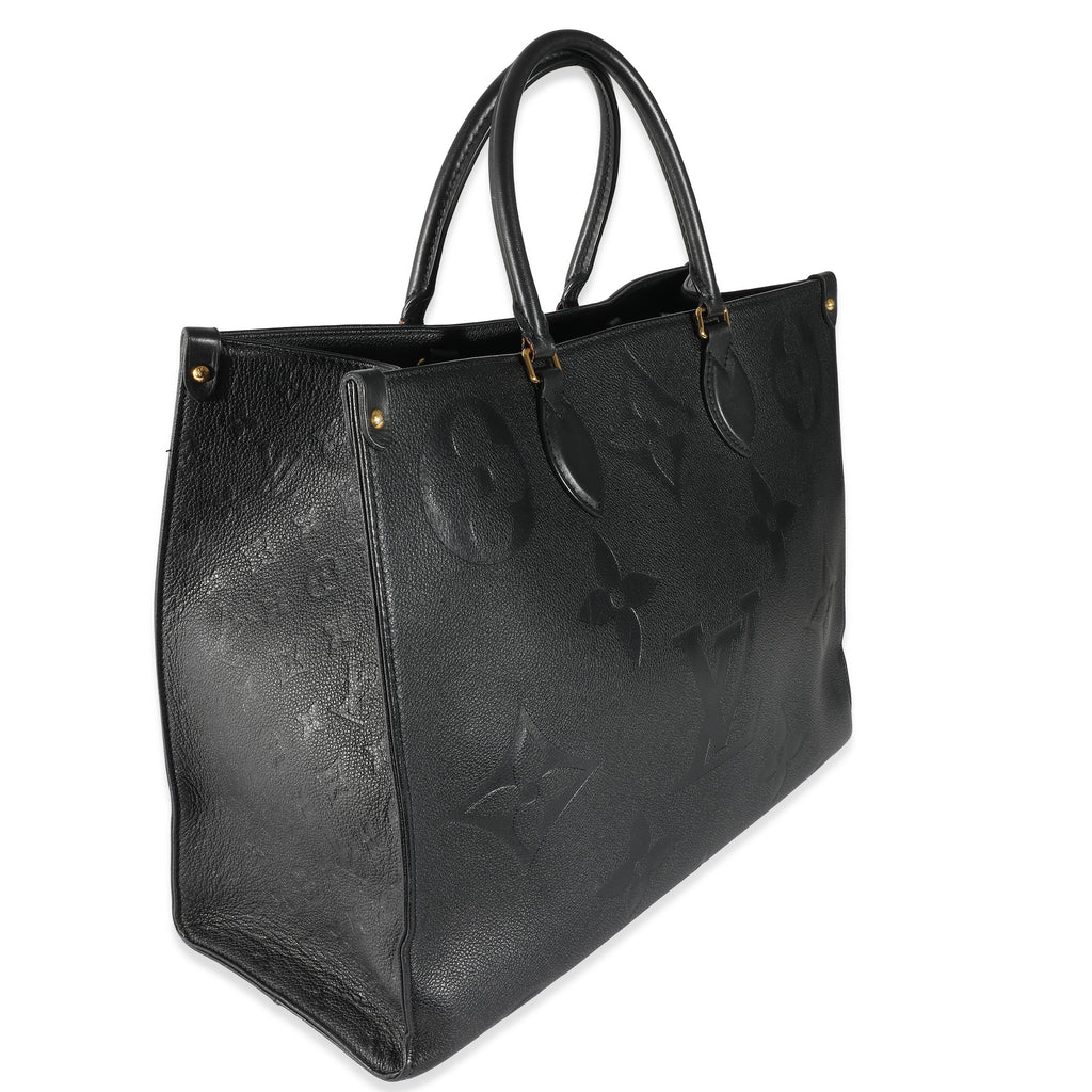 Louis Vuitton Black Monogram Empreinte Onthego GM