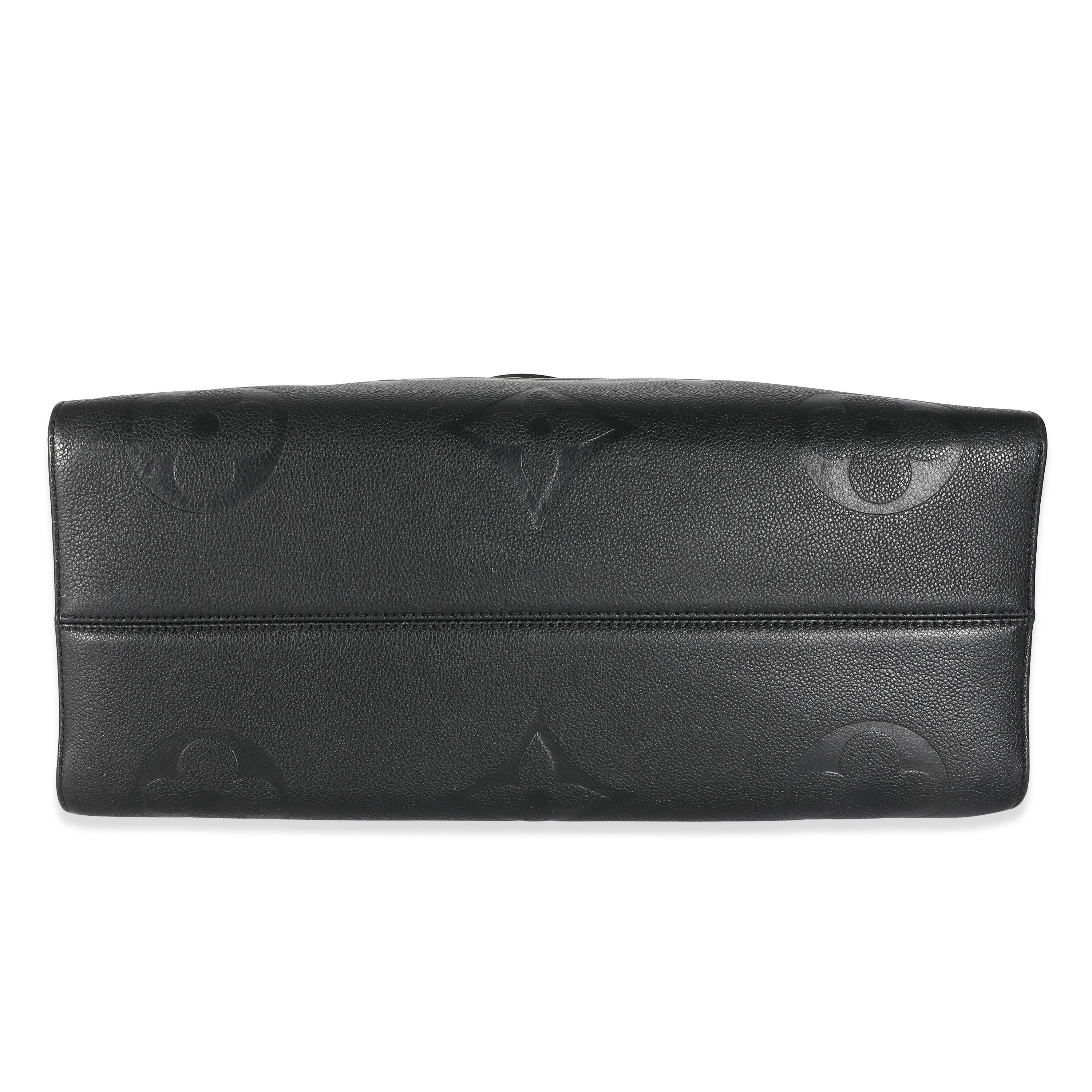 Louis Vuitton Black Monogram Empreinte Onthego GM