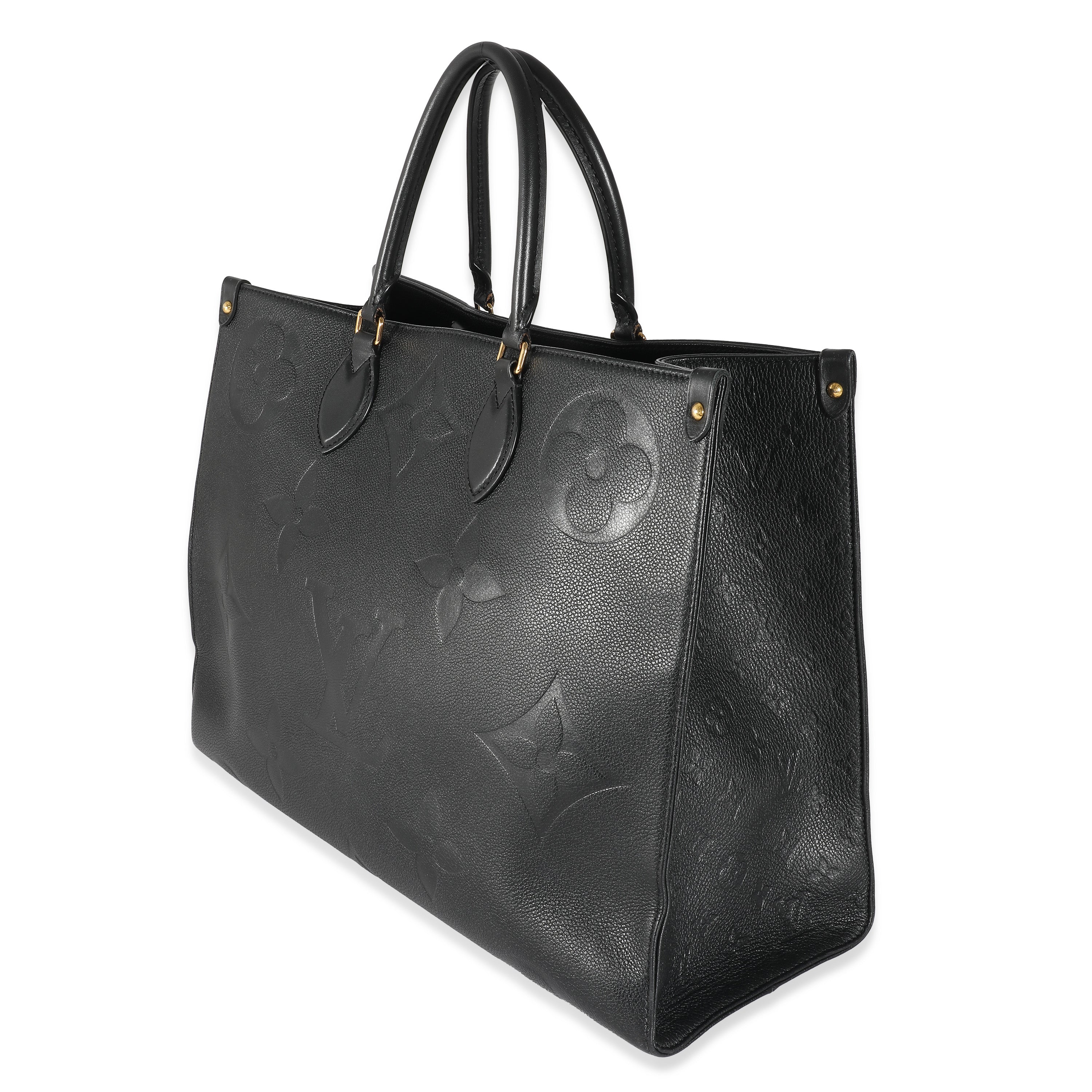 Louis Vuitton Black Monogram Empreinte Onthego GM