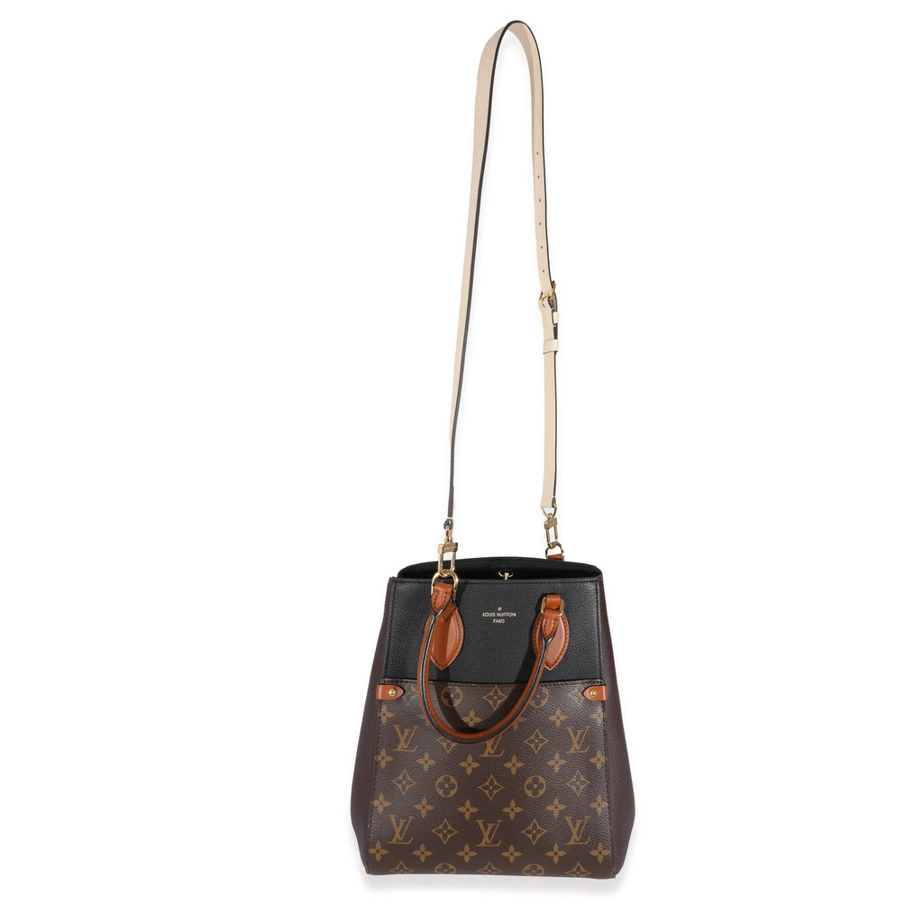 Louis Vuitton Louis Vuitton Monogram Canvas Calfskin Fold Tote MM
