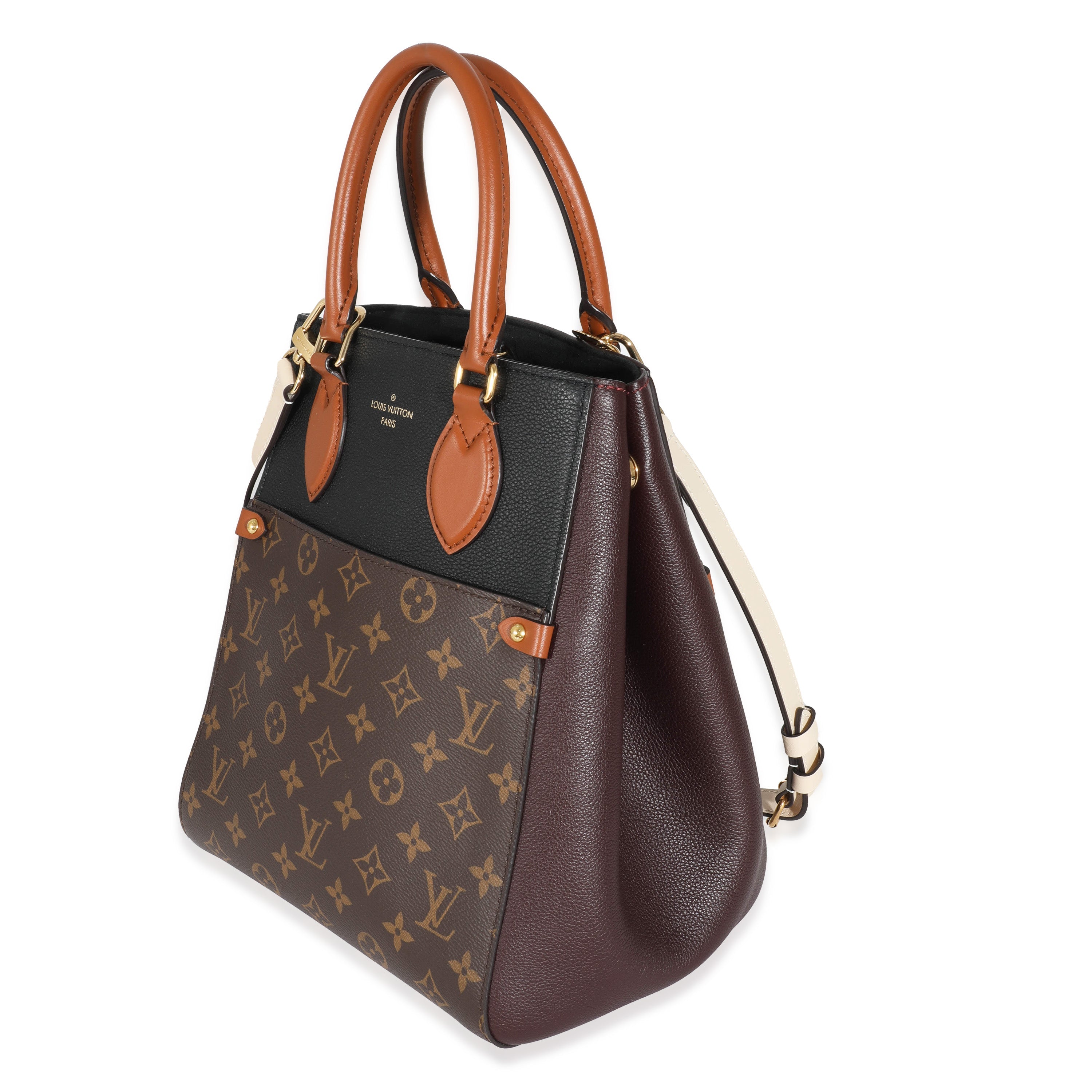 Louis Vuitton Louis Vuitton Monogram Canvas Calfskin Fold Tote MM