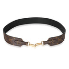 Louis Vuitton Louis Vuitton Black Monogram Canvas Bandoulière Strap
