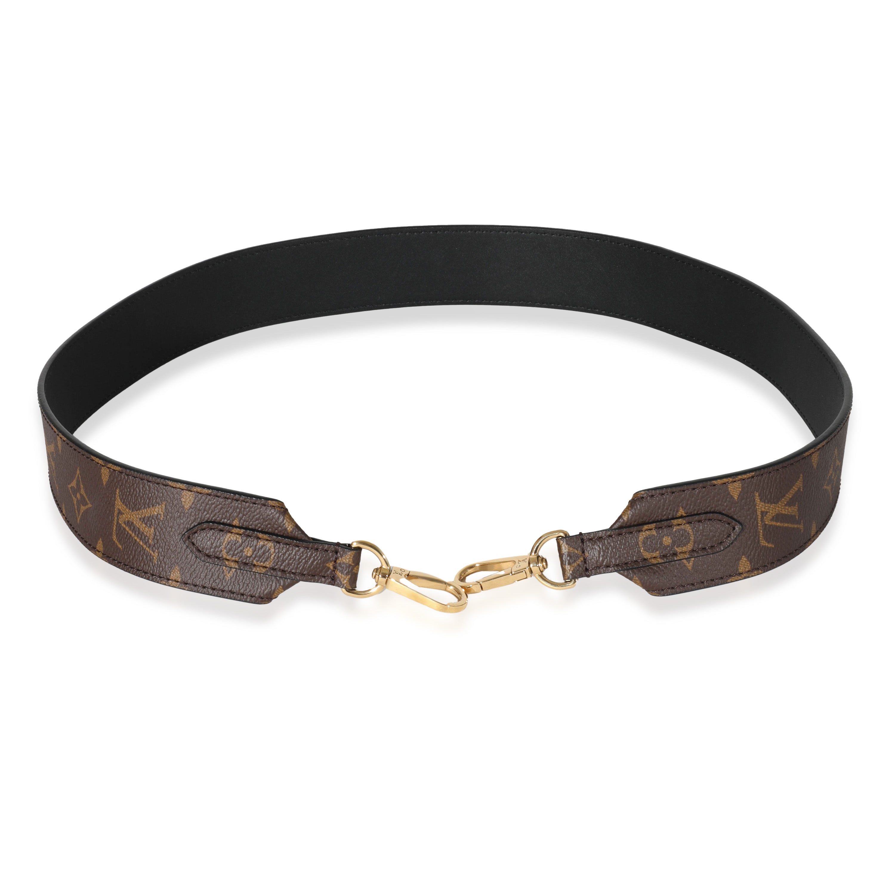 Louis Vuitton Louis Vuitton Black Monogram Canvas Bandoulière Strap