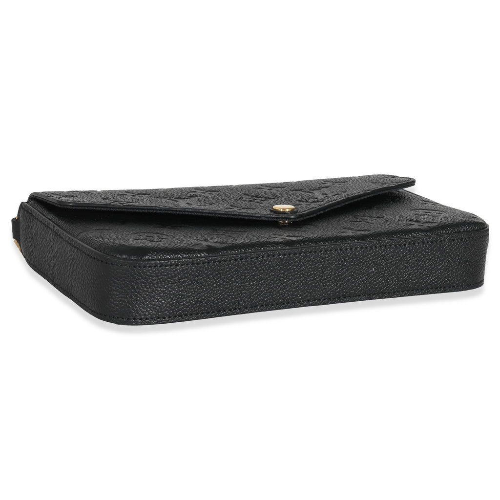 Louis Vuitton Louis Vuitton Black Monogram Empreinte Félicie Pochette
