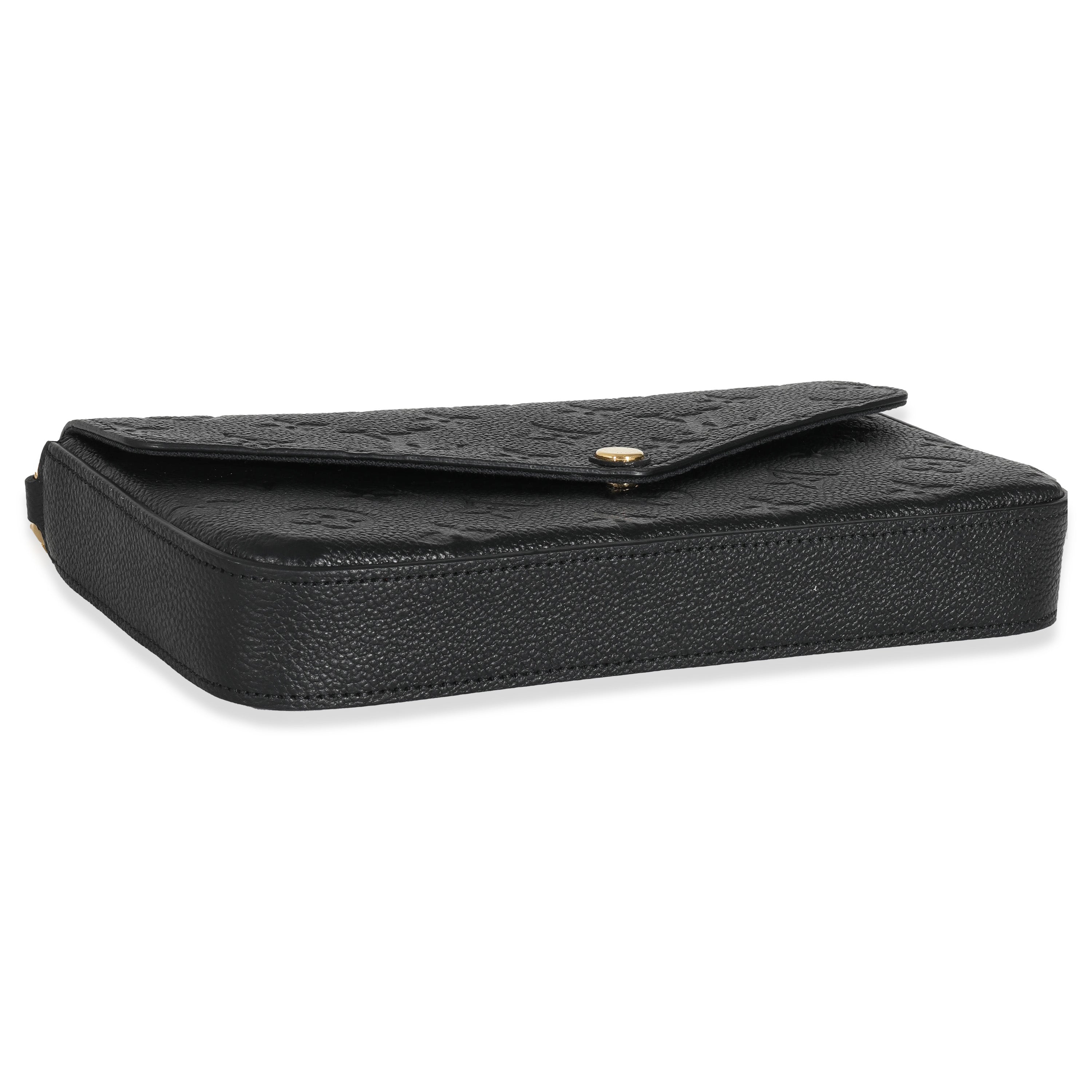 Louis Vuitton Louis Vuitton Black Monogram Empreinte Félicie Pochette