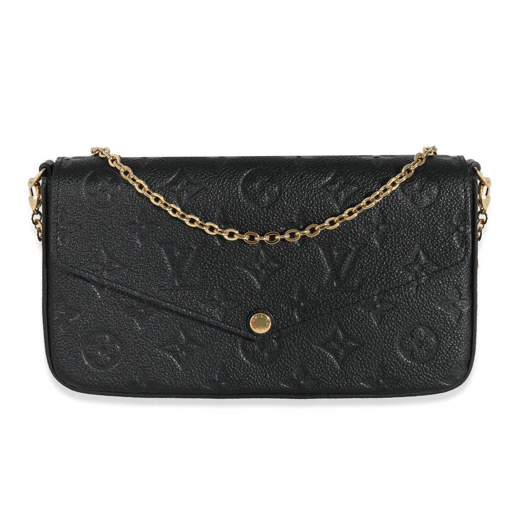 Louis Vuitton Louis Vuitton Black Monogram Empreinte Félicie Pochette