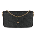 Louis Vuitton Louis Vuitton Black Monogram Empreinte Félicie Pochette