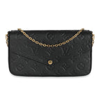Louis Vuitton Louis Vuitton Black Monogram Empreinte Félicie Pochette