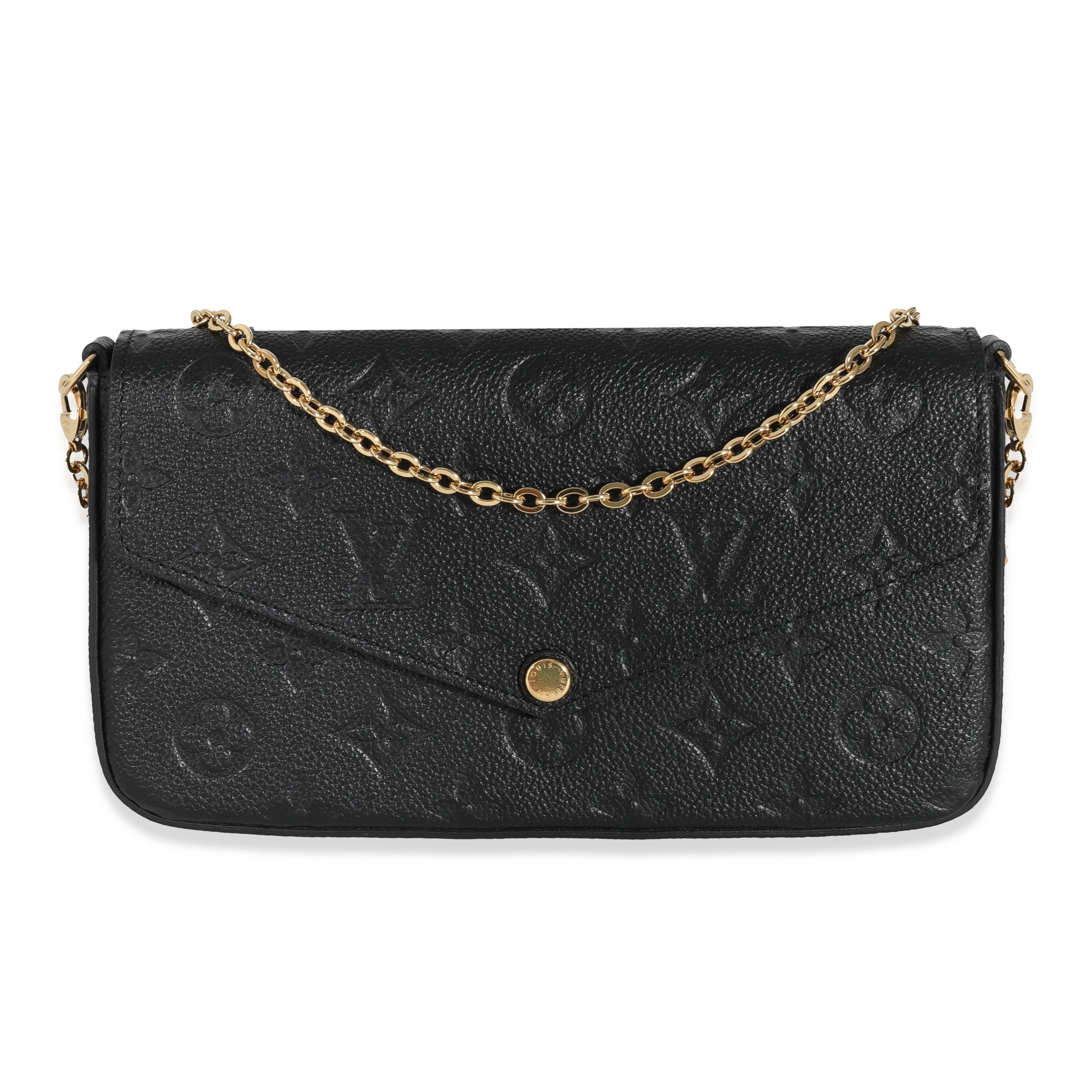 Louis Vuitton Louis Vuitton Black Monogram Empreinte Félicie Pochette