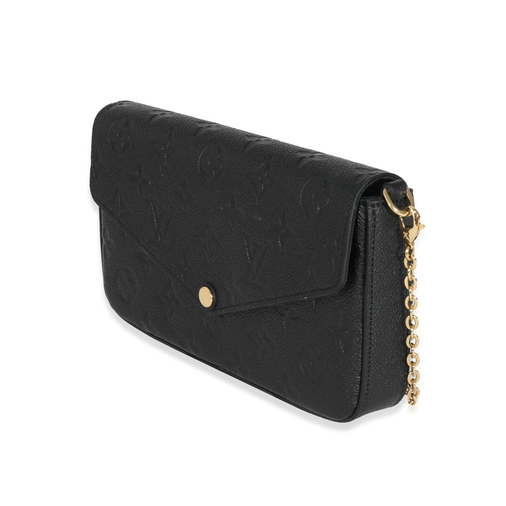 Louis Vuitton Louis Vuitton Black Monogram Empreinte Félicie Pochette