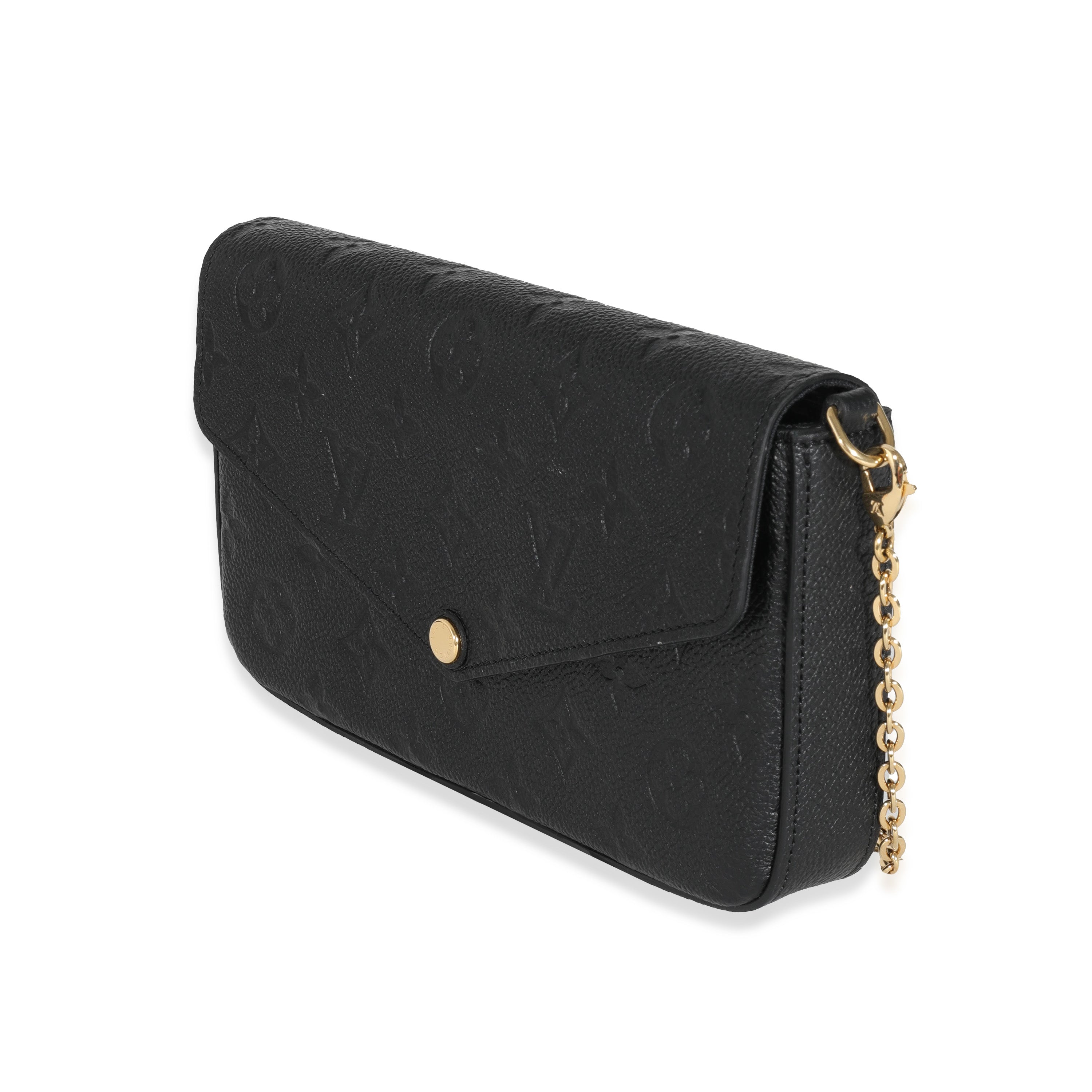 Louis Vuitton Louis Vuitton Black Monogram Empreinte Félicie Pochette