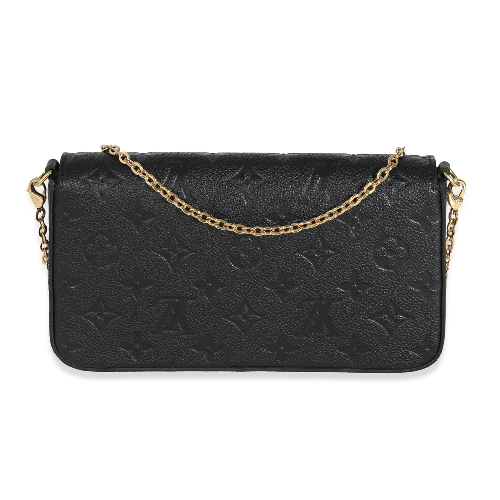 Louis Vuitton Louis Vuitton Black Monogram Empreinte Félicie Pochette