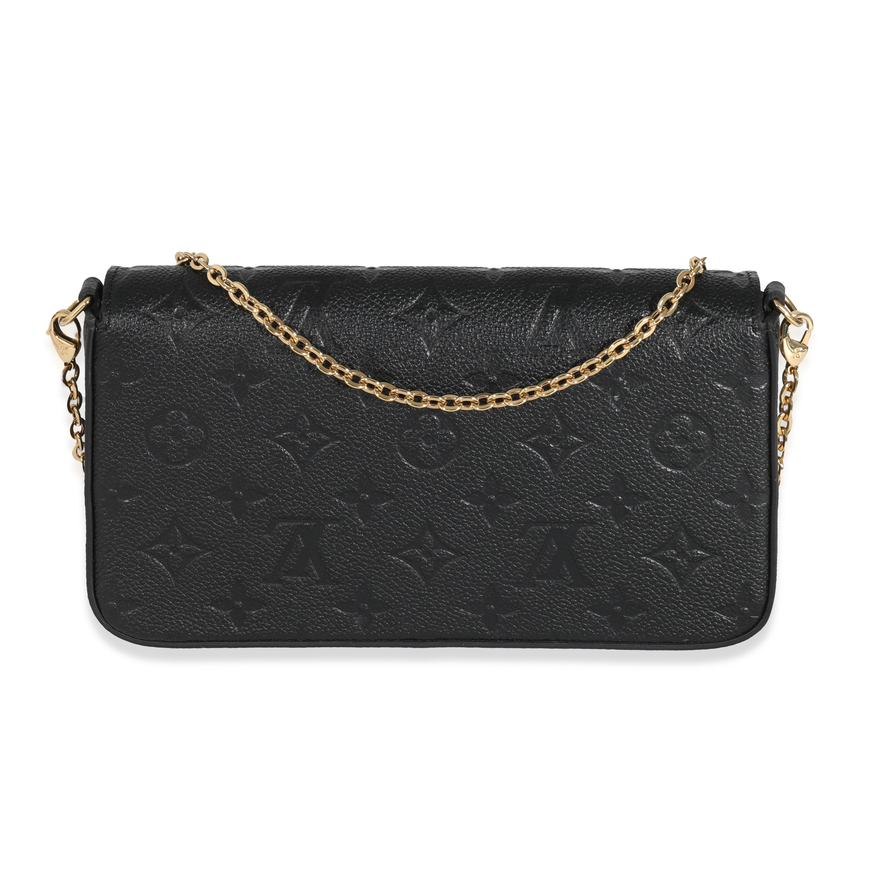 Louis Vuitton Louis Vuitton Black Monogram Empreinte Félicie Pochette