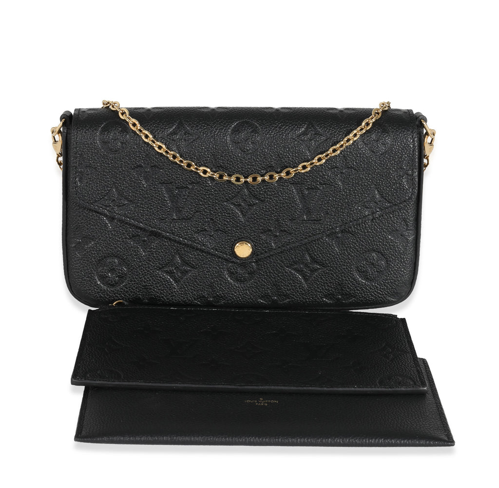 Louis Vuitton Louis Vuitton Black Monogram Empreinte Félicie Pochette