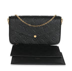 Louis Vuitton Louis Vuitton Black Monogram Empreinte Félicie Pochette