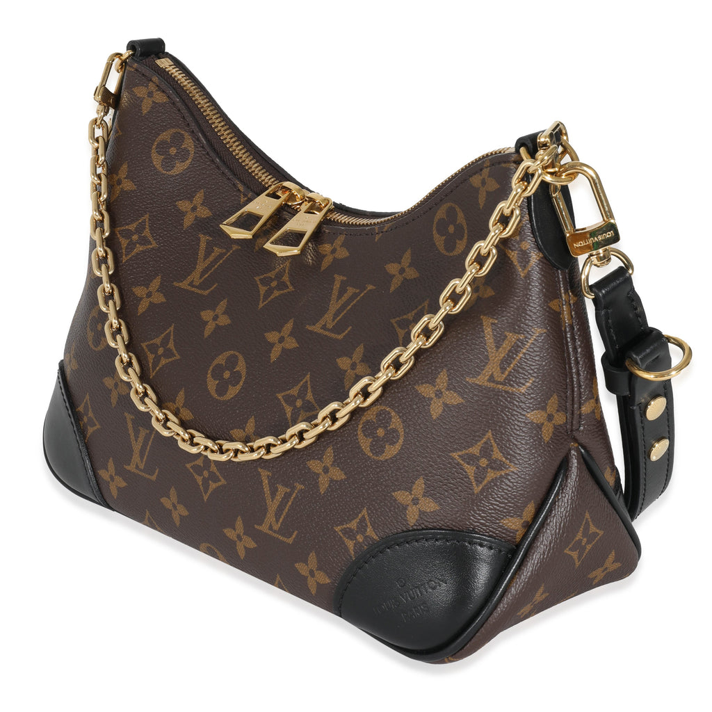 Louis Vuitton Louis Vuitton Black Monogram Canvas Boulogne NM