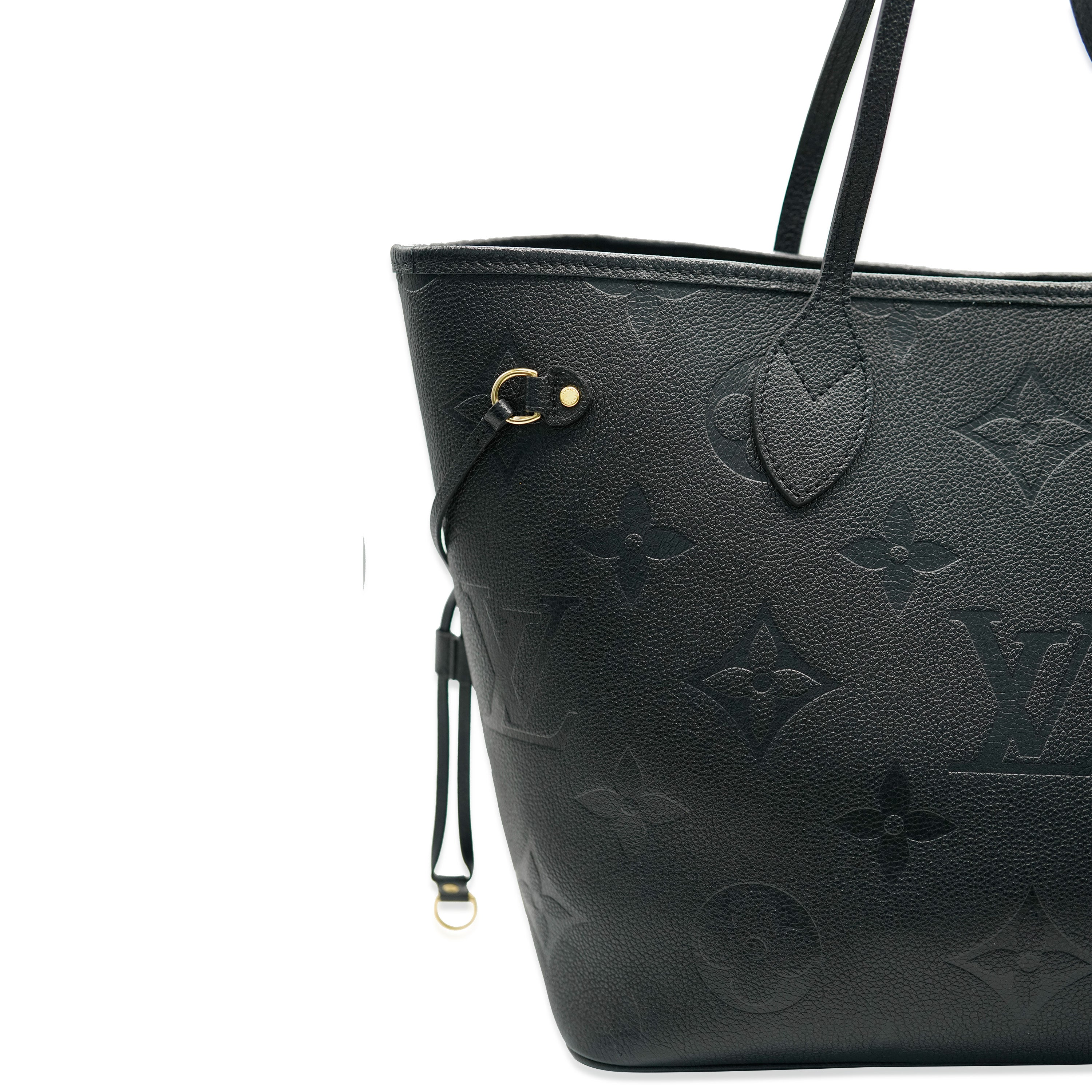 Louis Vuitton Louis Vuitton Black Monogram Empreinte Neverfull MM