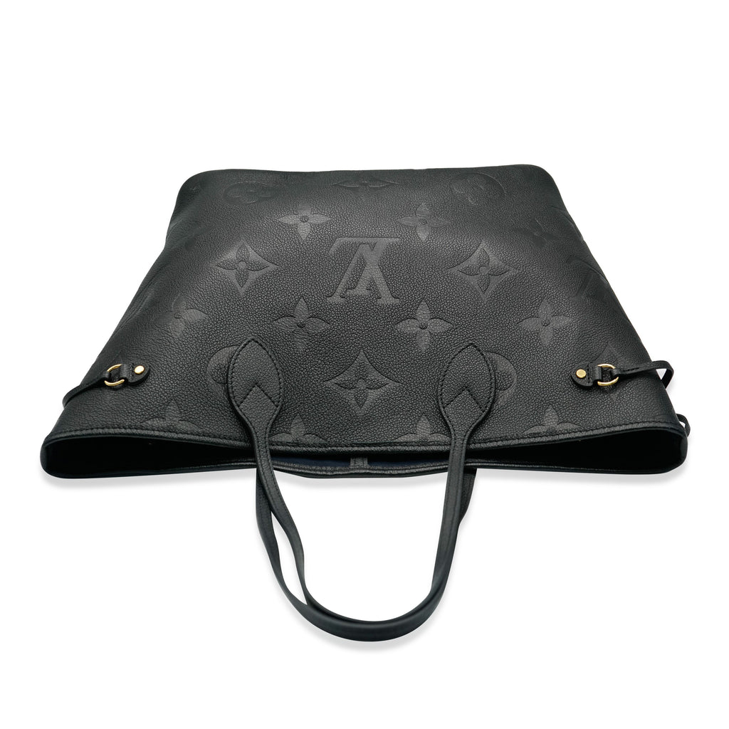 Louis Vuitton Louis Vuitton Black Monogram Empreinte Neverfull MM