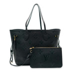 Louis Vuitton Louis Vuitton Black Monogram Empreinte Neverfull MM