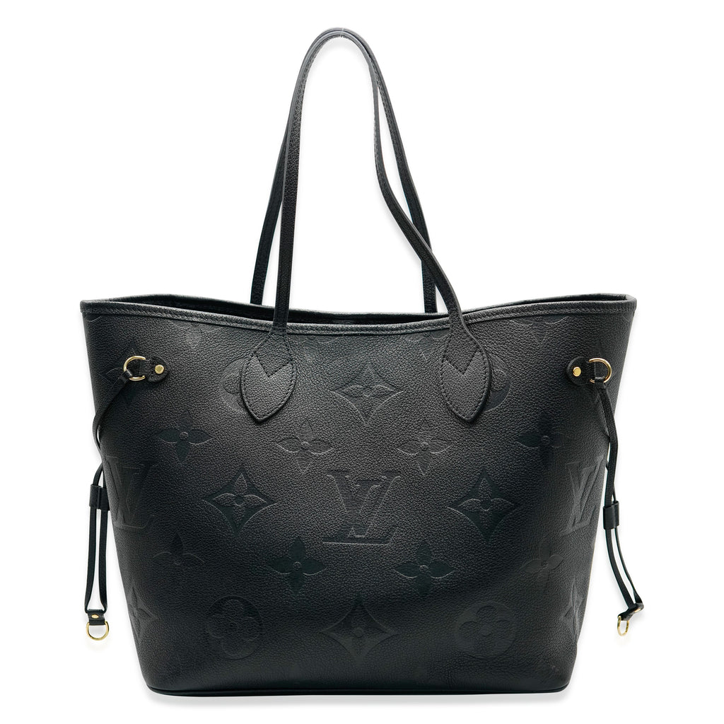 Louis Vuitton Louis Vuitton Black Monogram Empreinte Neverfull MM
