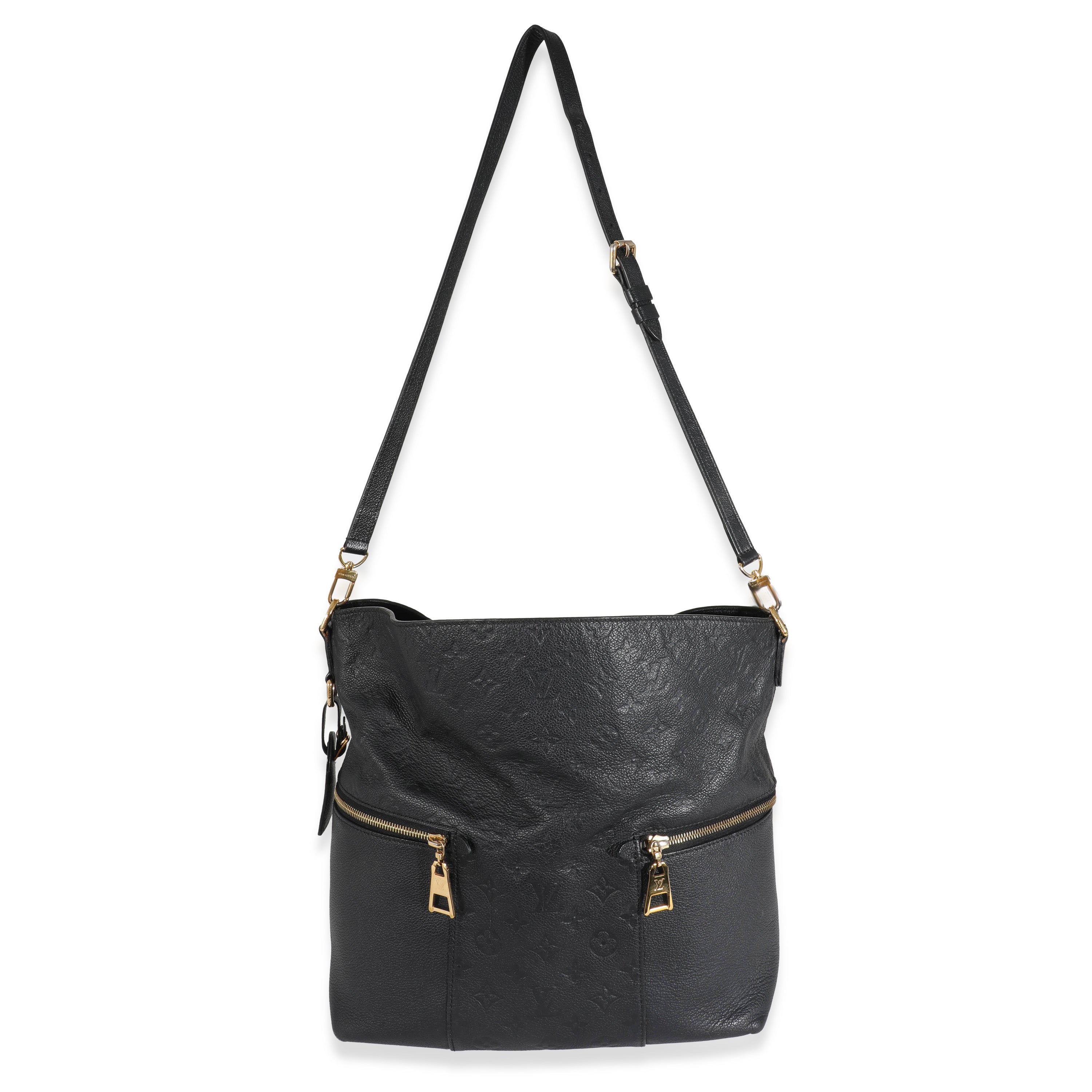 Louis Vuitton Louis Vuitton Black Monogram Empreinte Mélie