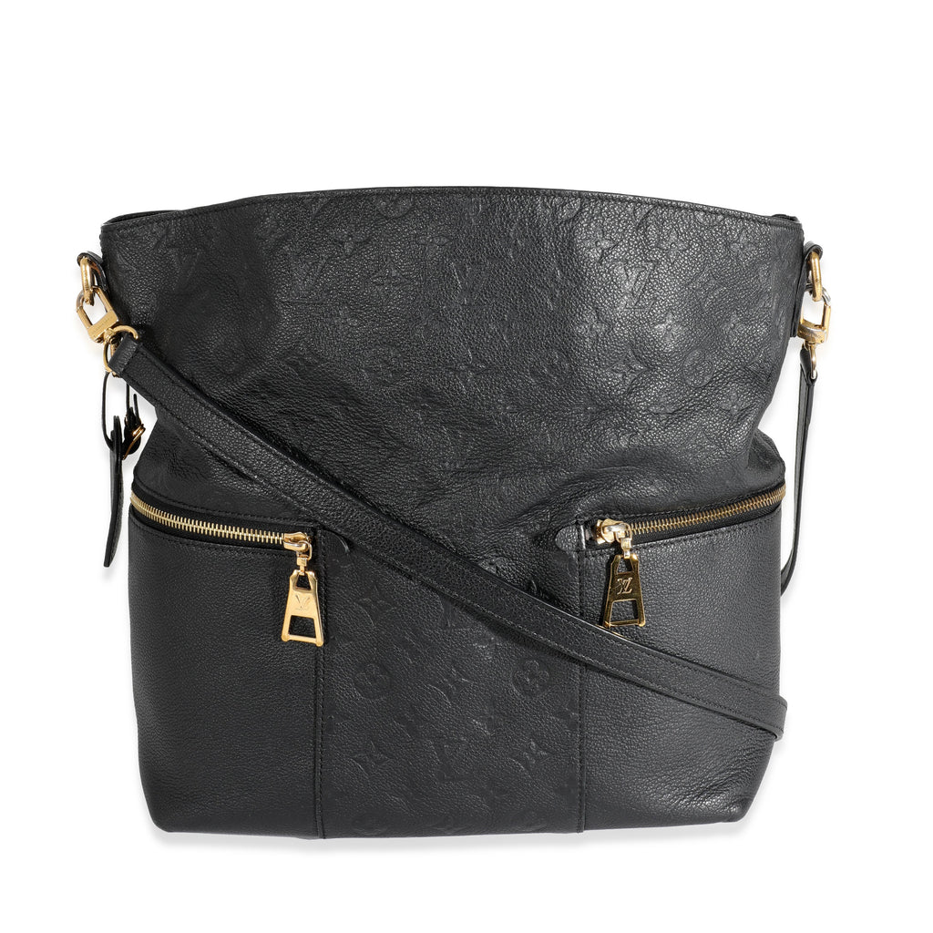 Louis Vuitton Louis Vuitton Black Monogram Empreinte Mélie