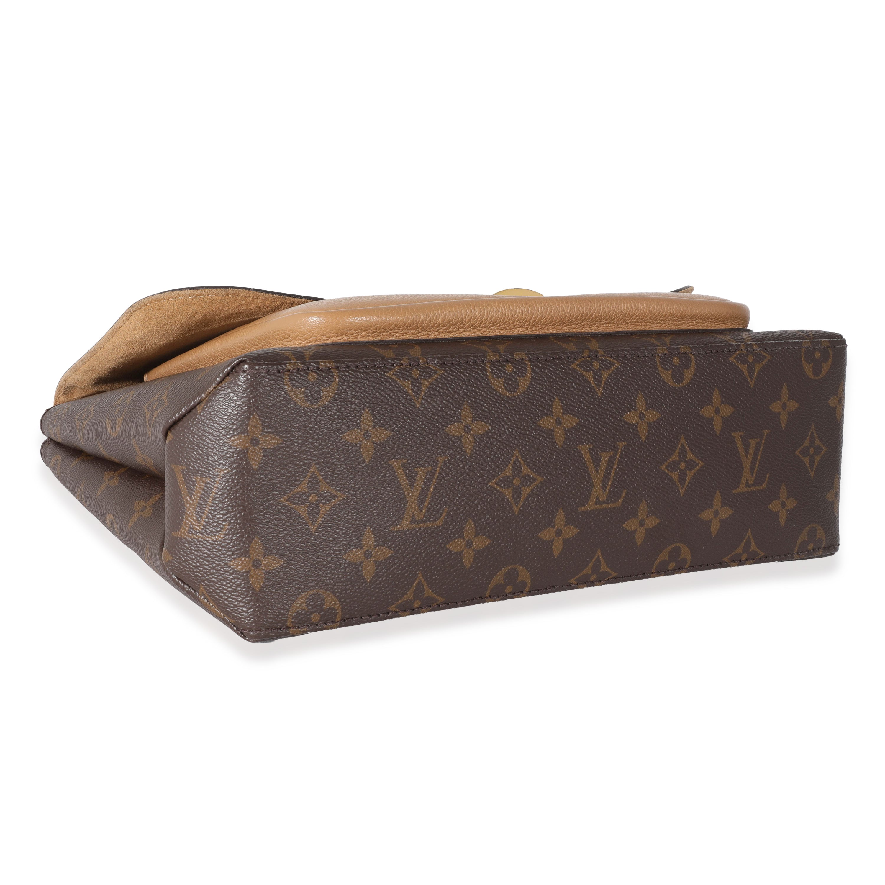 Louis Vuitton Louis Vuitton Sesame Leather Monogram Canvas Marignan Bag