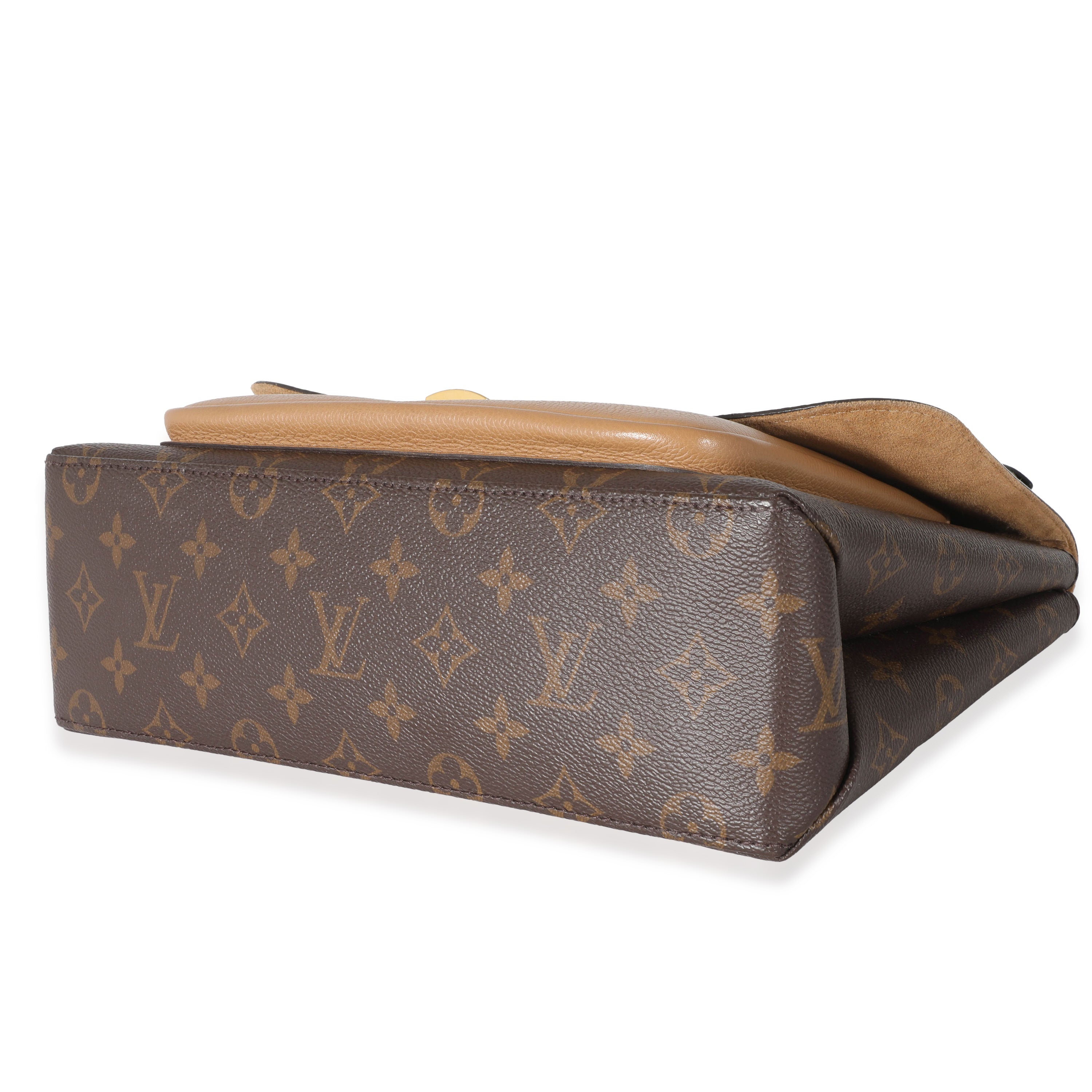 Louis Vuitton Louis Vuitton Sesame Leather Monogram Canvas Marignan Bag