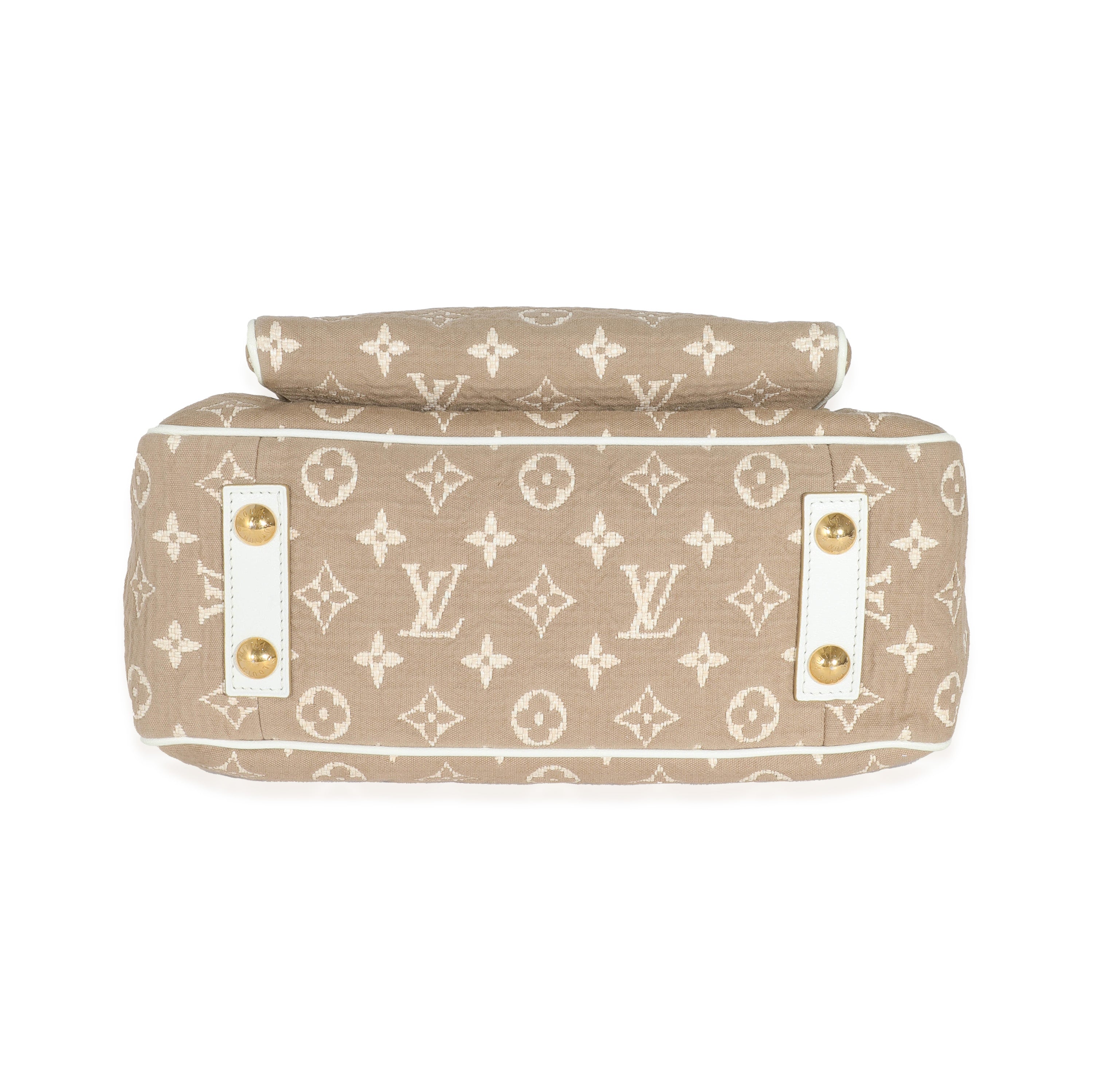 Louis Vuitton Louis Vuitton Blanc Monogram Jacquard Sabbia Cabas MM