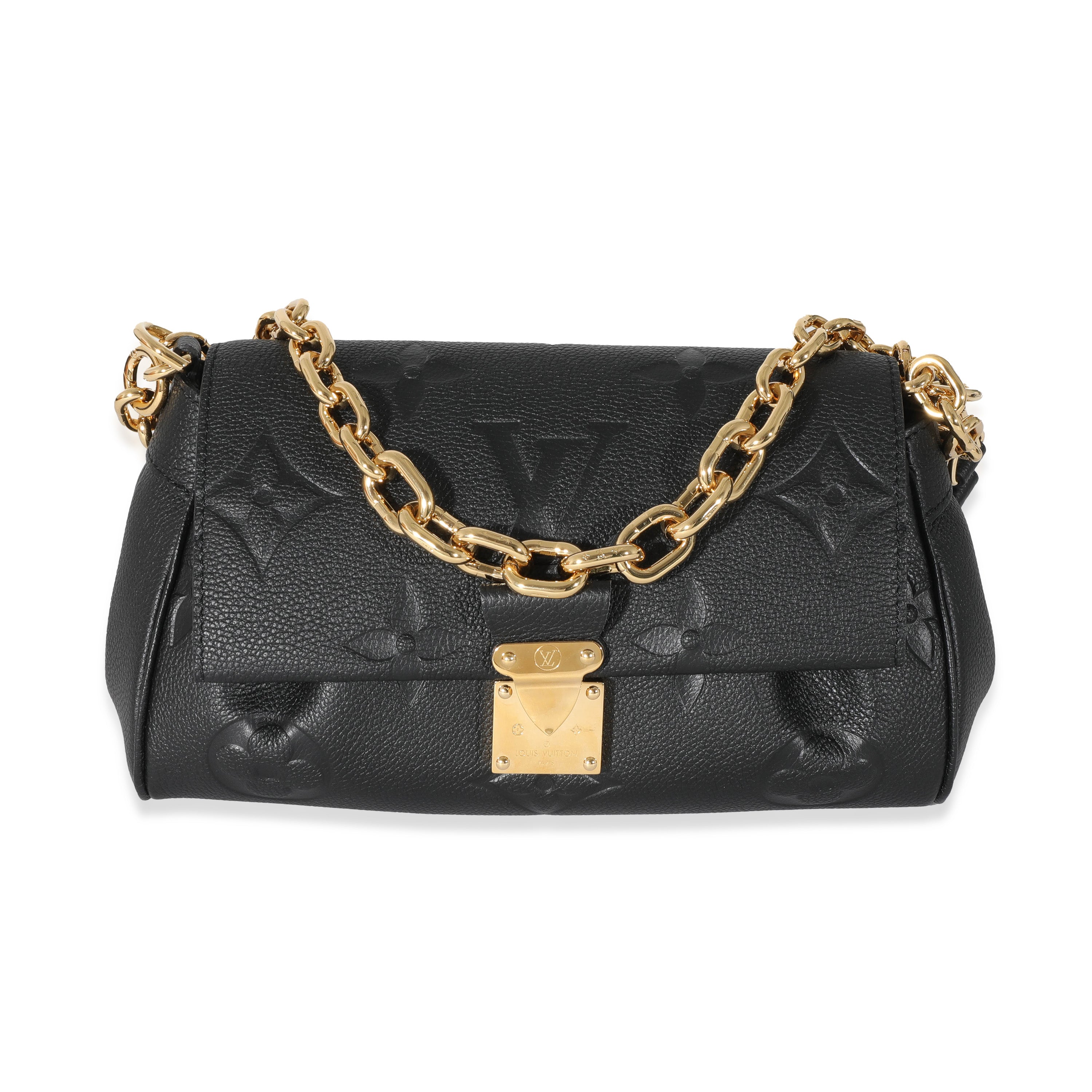 Louis Vuitton Louis Vuitton Black Monogram Empreinte Favorite Bag