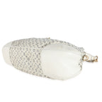 Louis Vuitton Louis Vuitton White Blue Mini Lin Croisette Marina GM