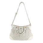 Louis Vuitton Louis Vuitton White Blue Mini Lin Croisette Marina GM
