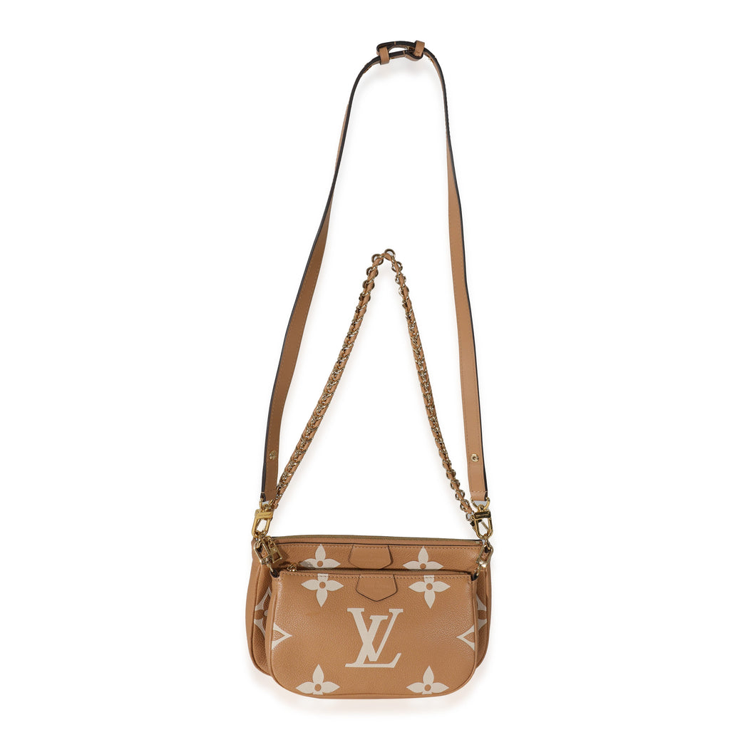 Louis Vuitton Louis Vuitton  Arizona Creme Giant Empreinte Multi Pochette Accessories