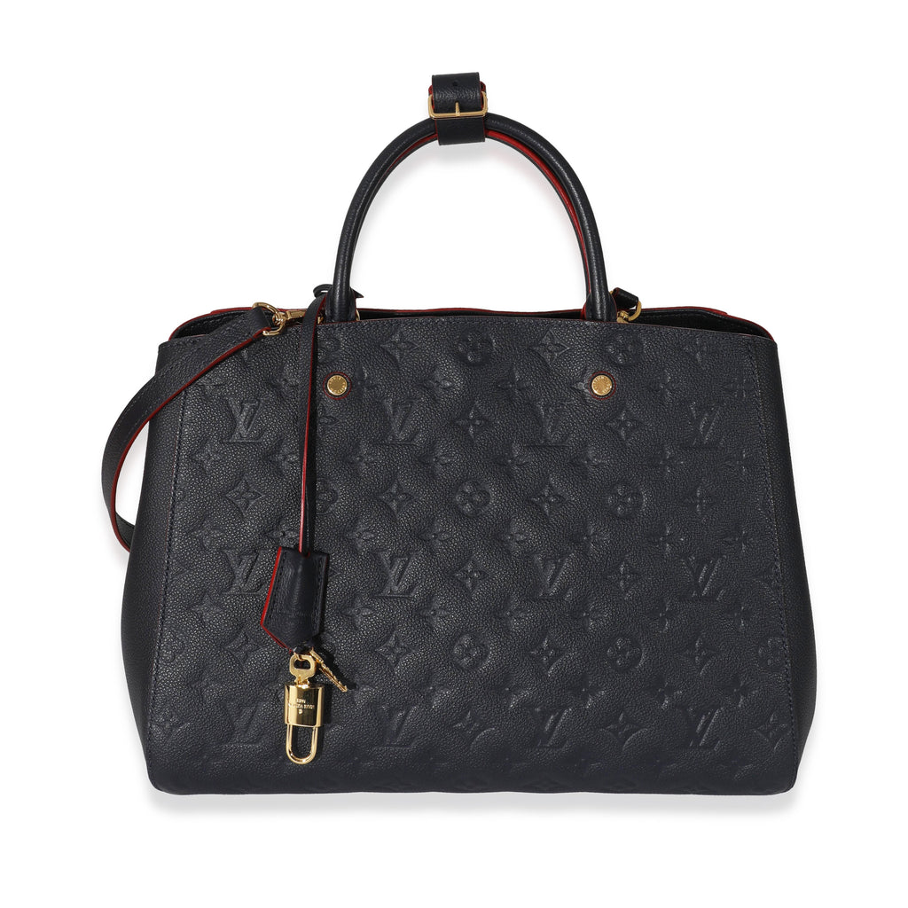 Louis Vuitton Louis Vuitton Marine Rouge Empreinte Montaigne GM