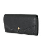 Louis Vuitton Louis Vuitton Black Empreinte Sarah Wallet