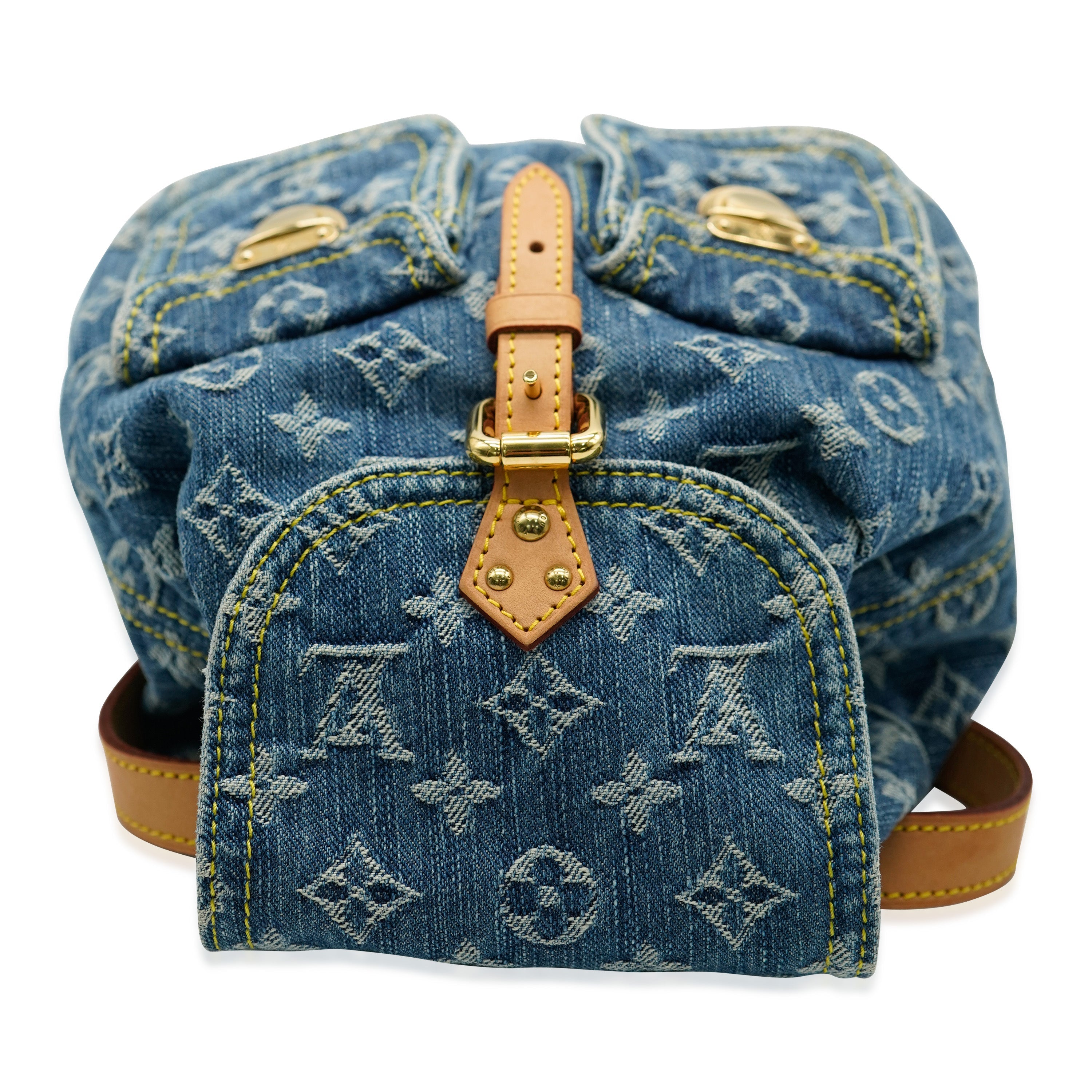Louis Vuitton Louis Vuitton Blue Monogram Denim Sac a Dos PM