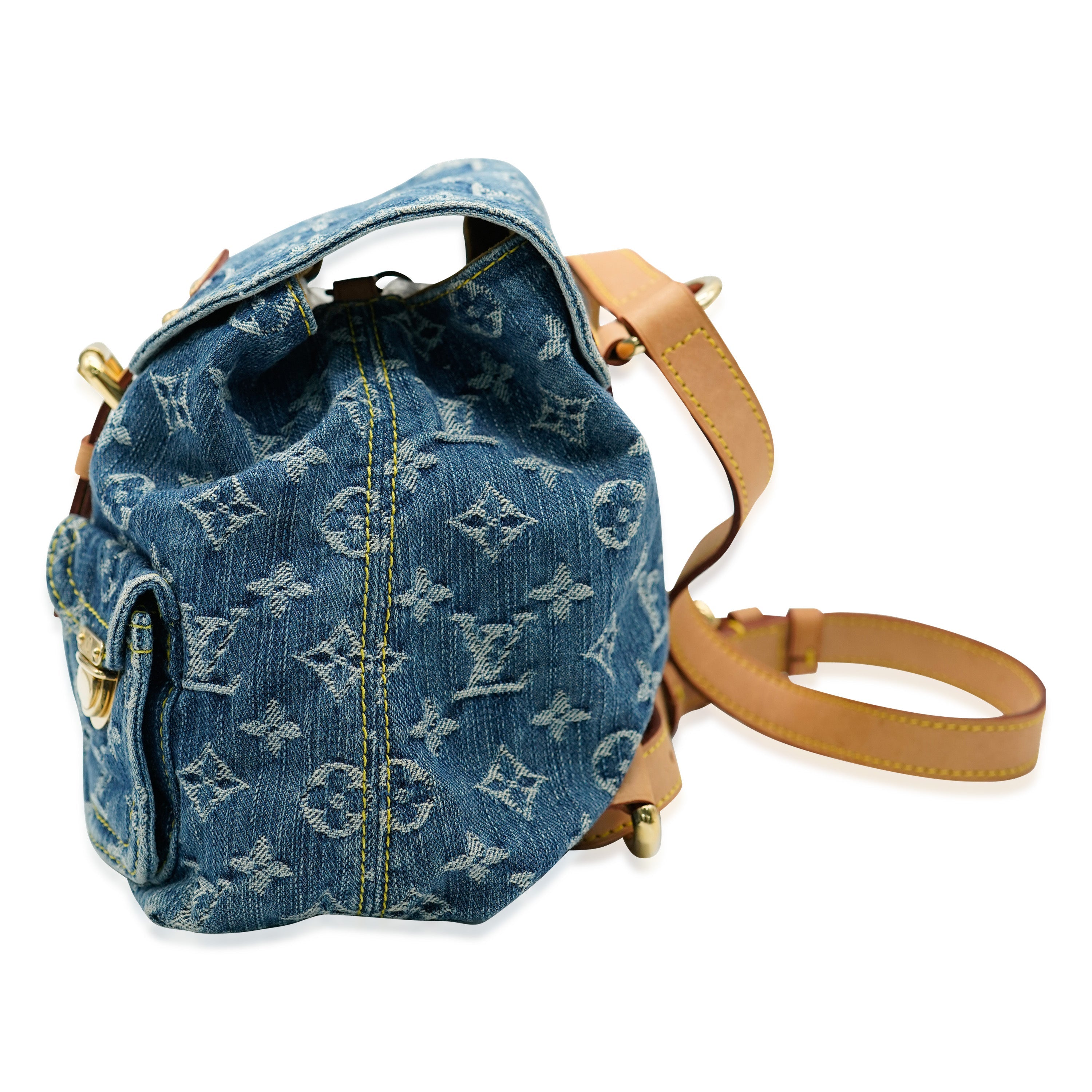 Louis Vuitton Louis Vuitton Blue Monogram Denim Sac a Dos PM