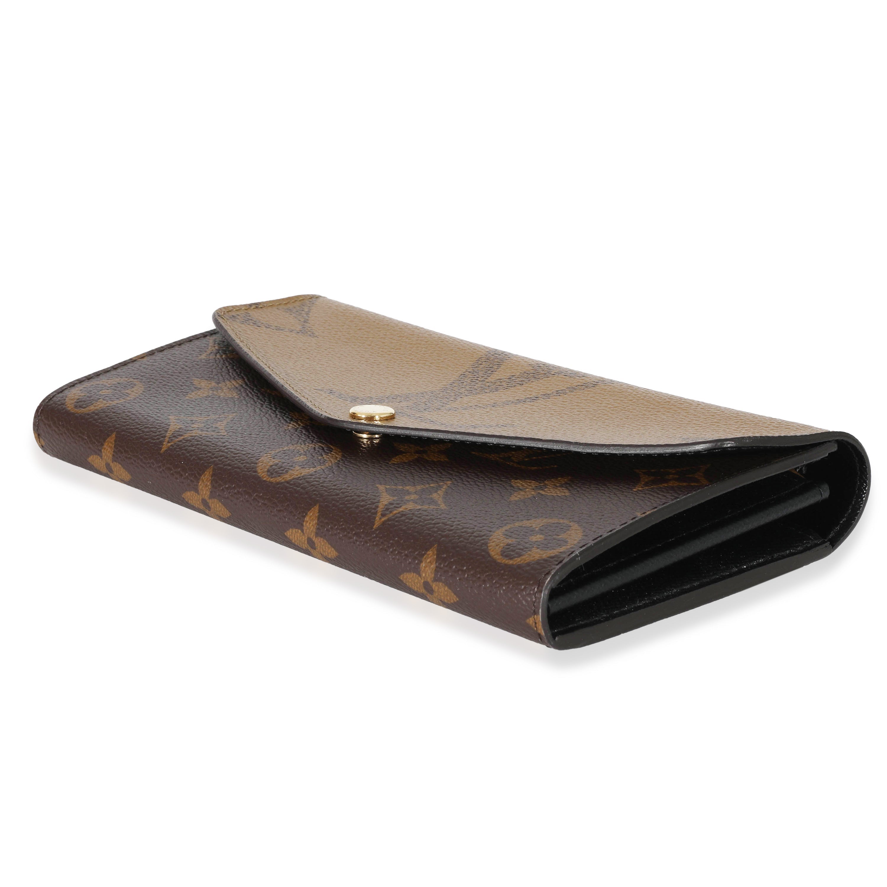 Louis Vuitton Louis Vuitton Monogram Reverse Canvas Sarah Wallet