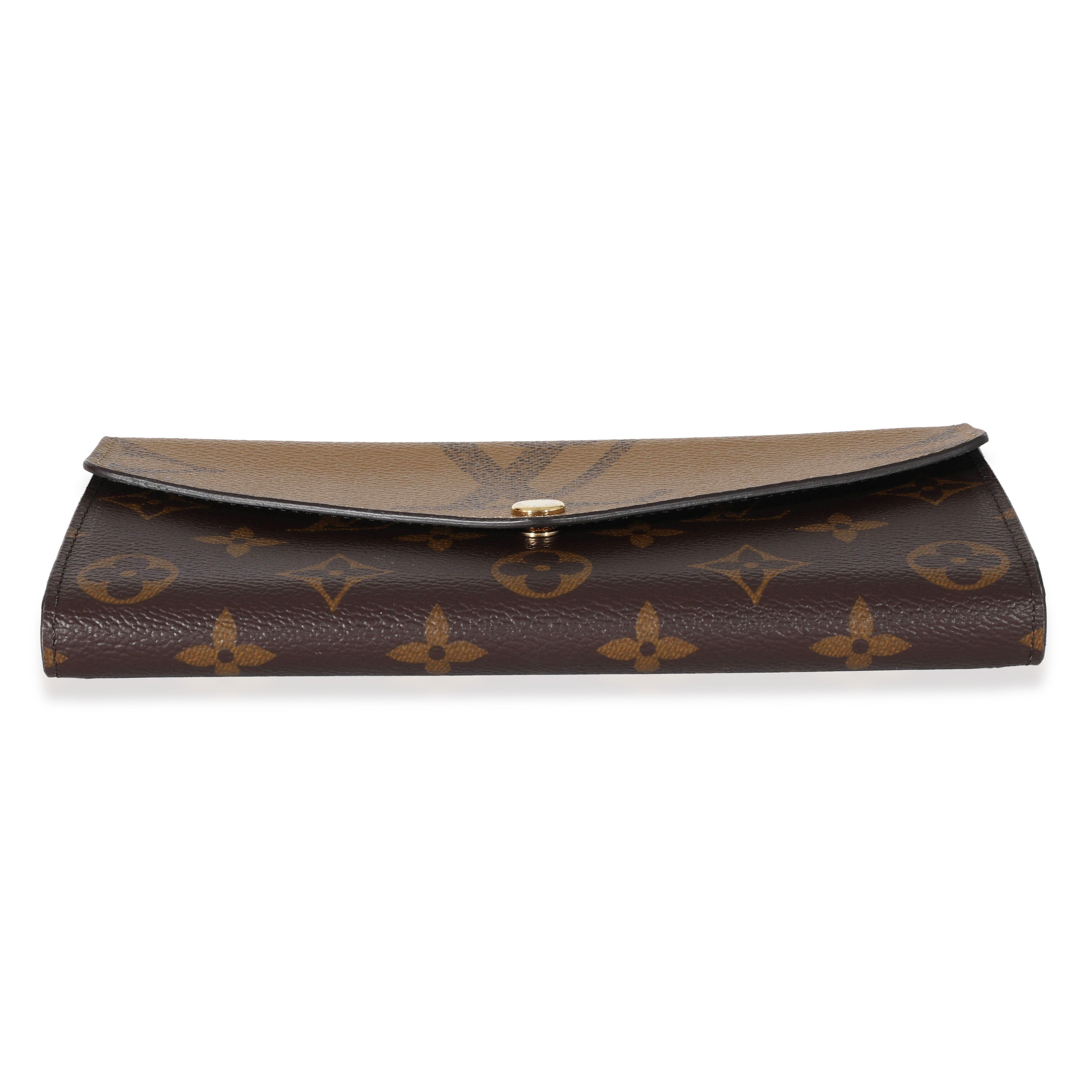 Louis Vuitton Louis Vuitton Monogram Reverse Canvas Sarah Wallet