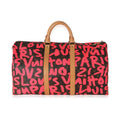 Louis Vuitton Louis Vuitton x Stephen Sprouse Pink Monogram Graffiti Keepall 50