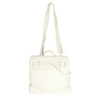 Louis Vuitton Louis Vuitton White Monogram Taurillon Leather Steamer PM