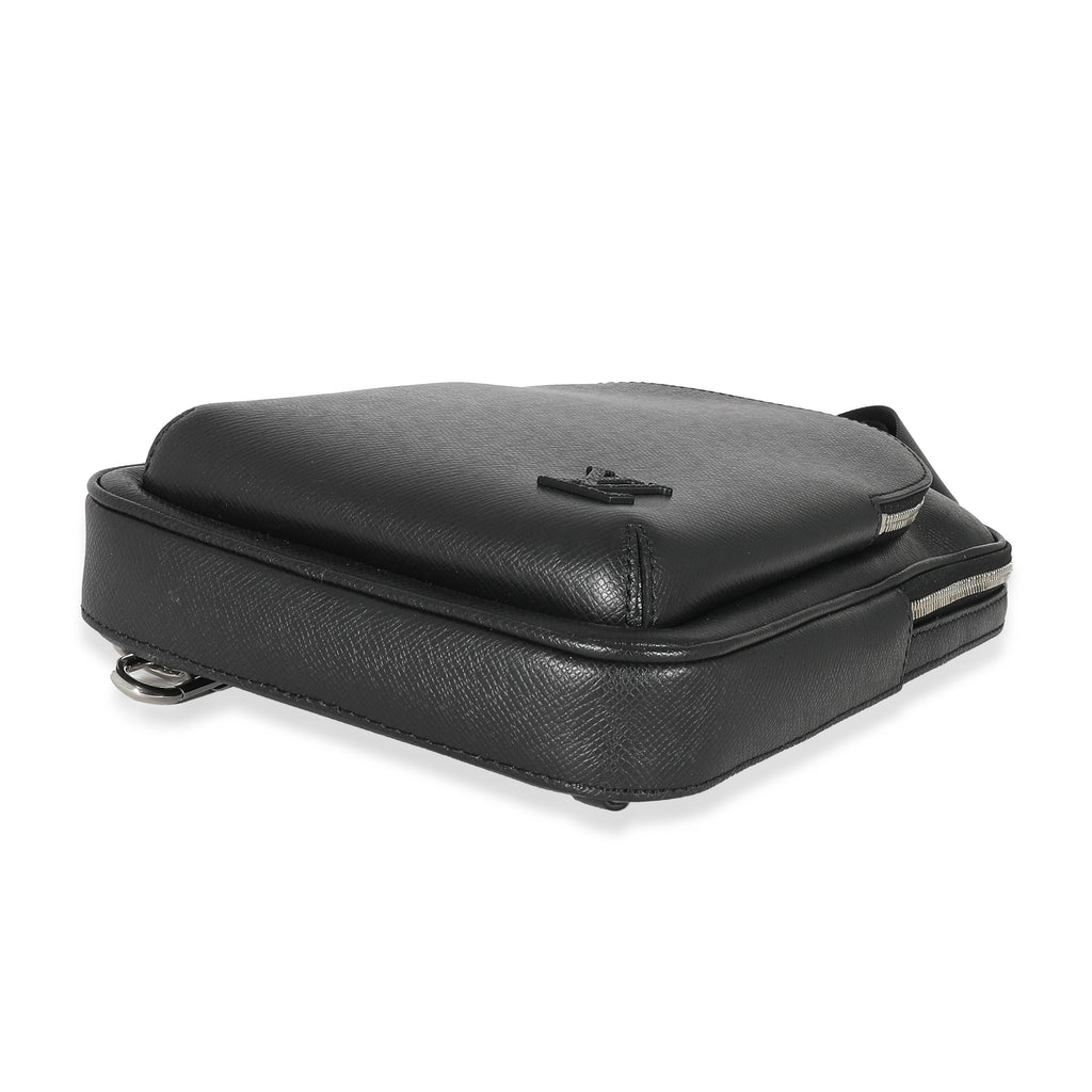 Louis Vuitton Louis Vuitton Black Taiga Avenue Sling Bag