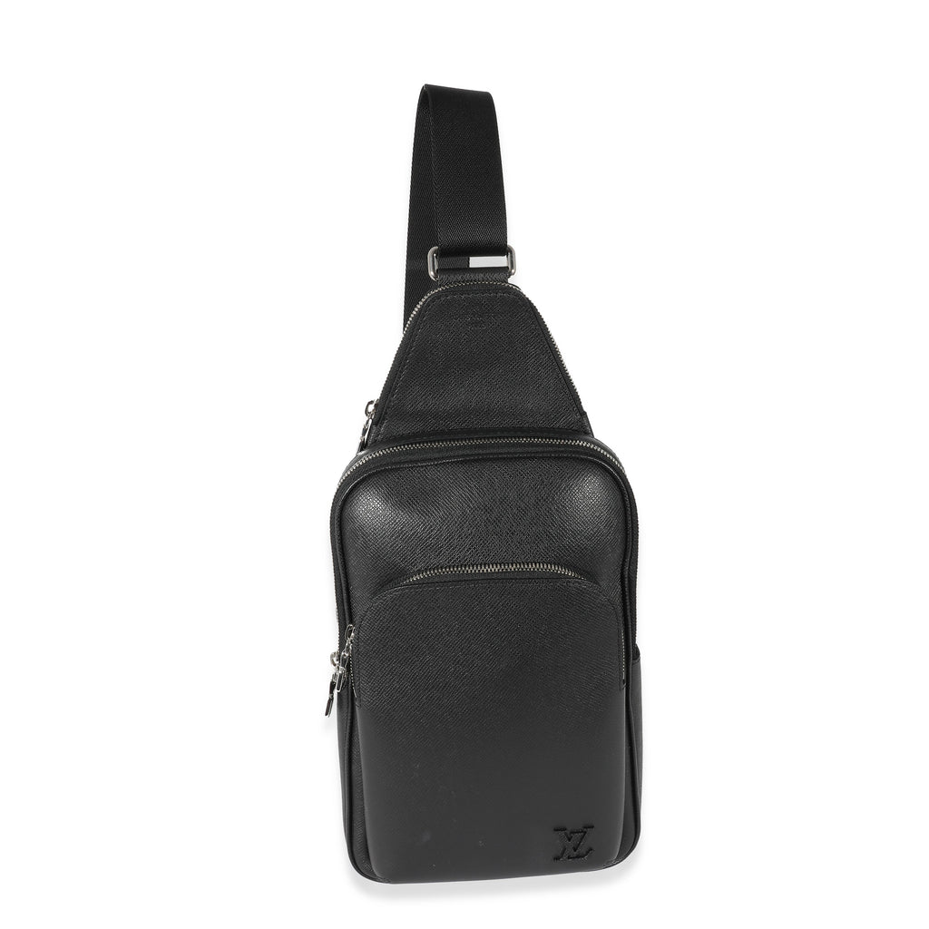 Louis Vuitton Louis Vuitton Black Taiga Avenue Sling Bag