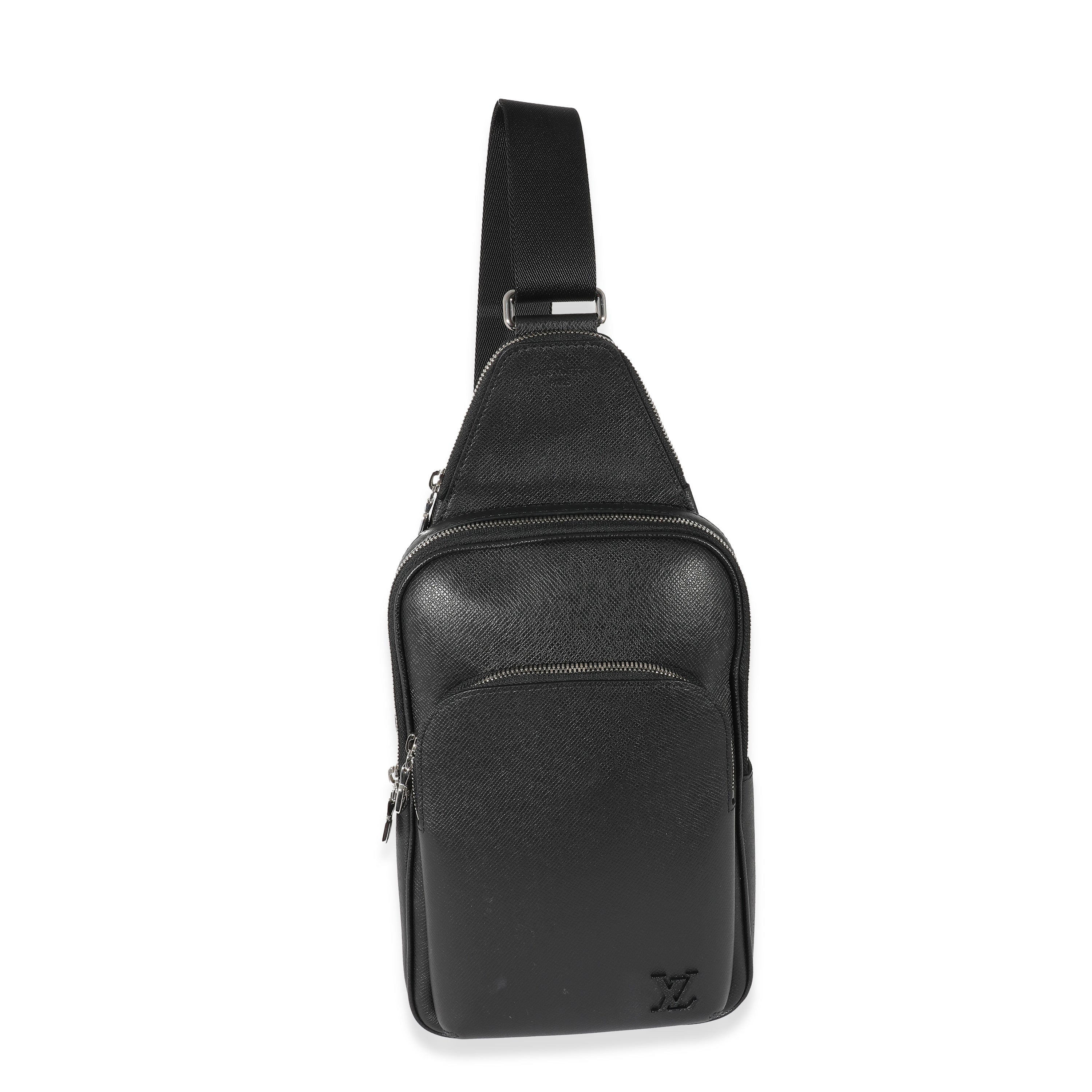 Louis Vuitton Louis Vuitton Black Taiga Avenue Sling Bag
