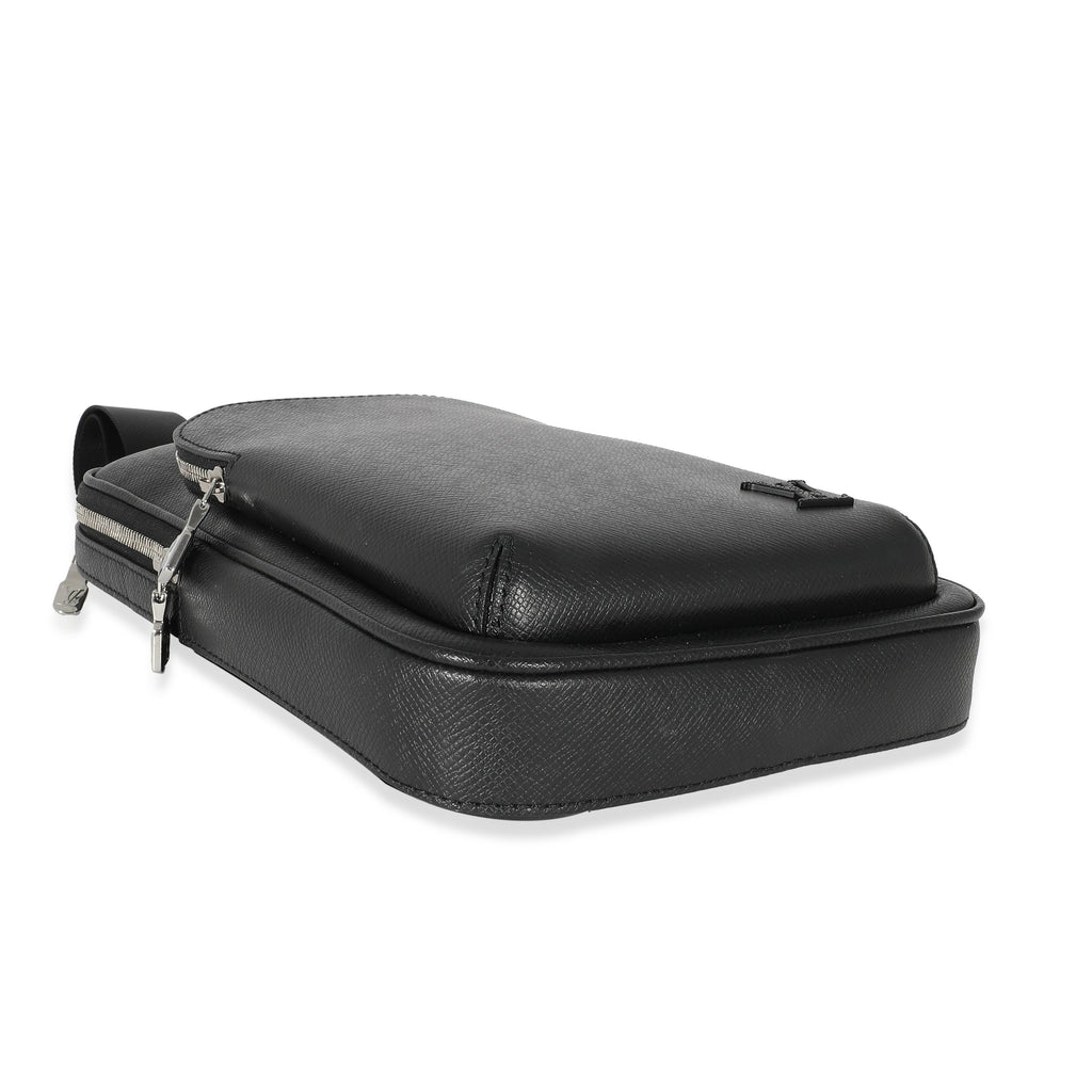 Louis Vuitton Louis Vuitton Black Taiga Avenue Sling Bag