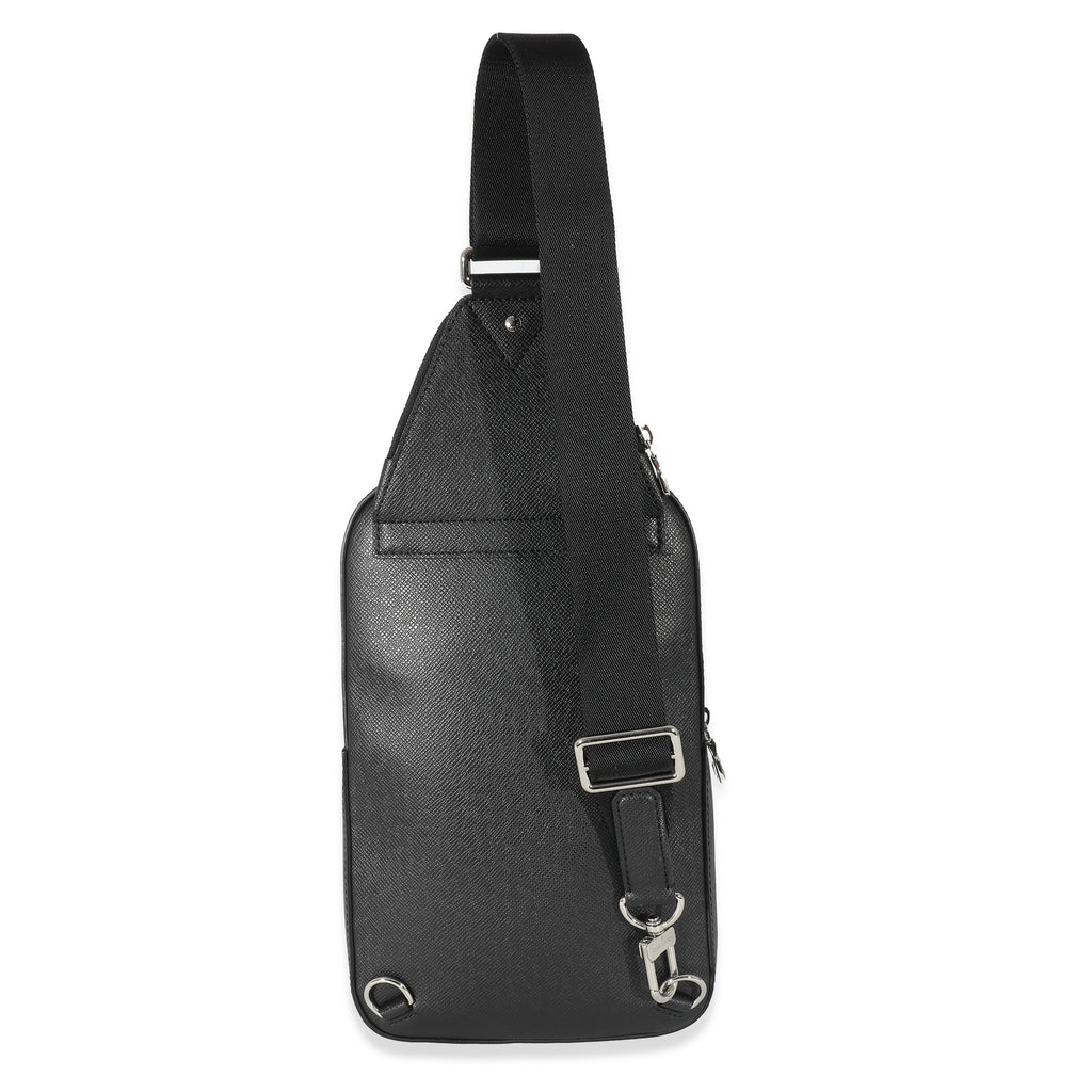 Louis Vuitton Louis Vuitton Black Taiga Avenue Sling Bag