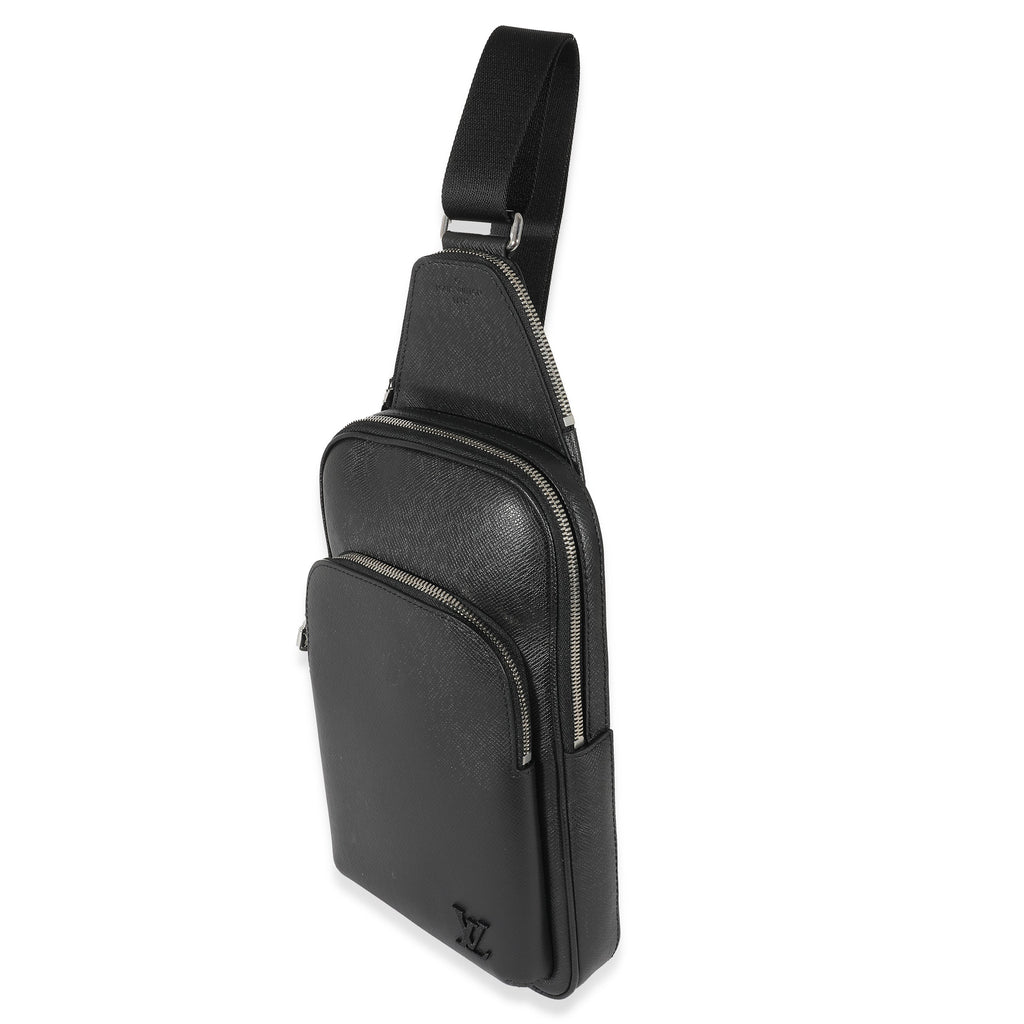 Louis Vuitton Louis Vuitton Black Taiga Avenue Sling Bag